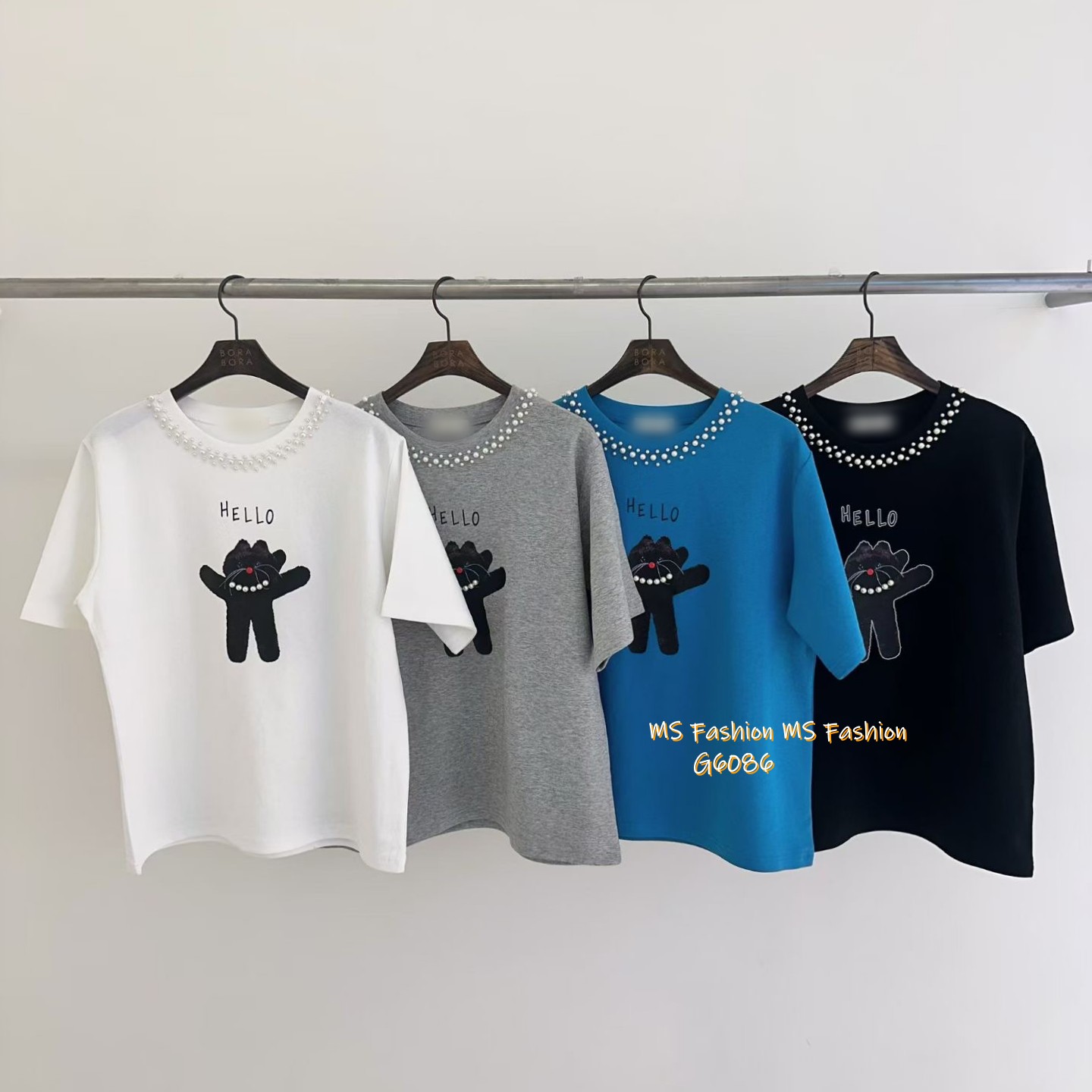 G6086 韓國🇰🇷可愛黑貓top