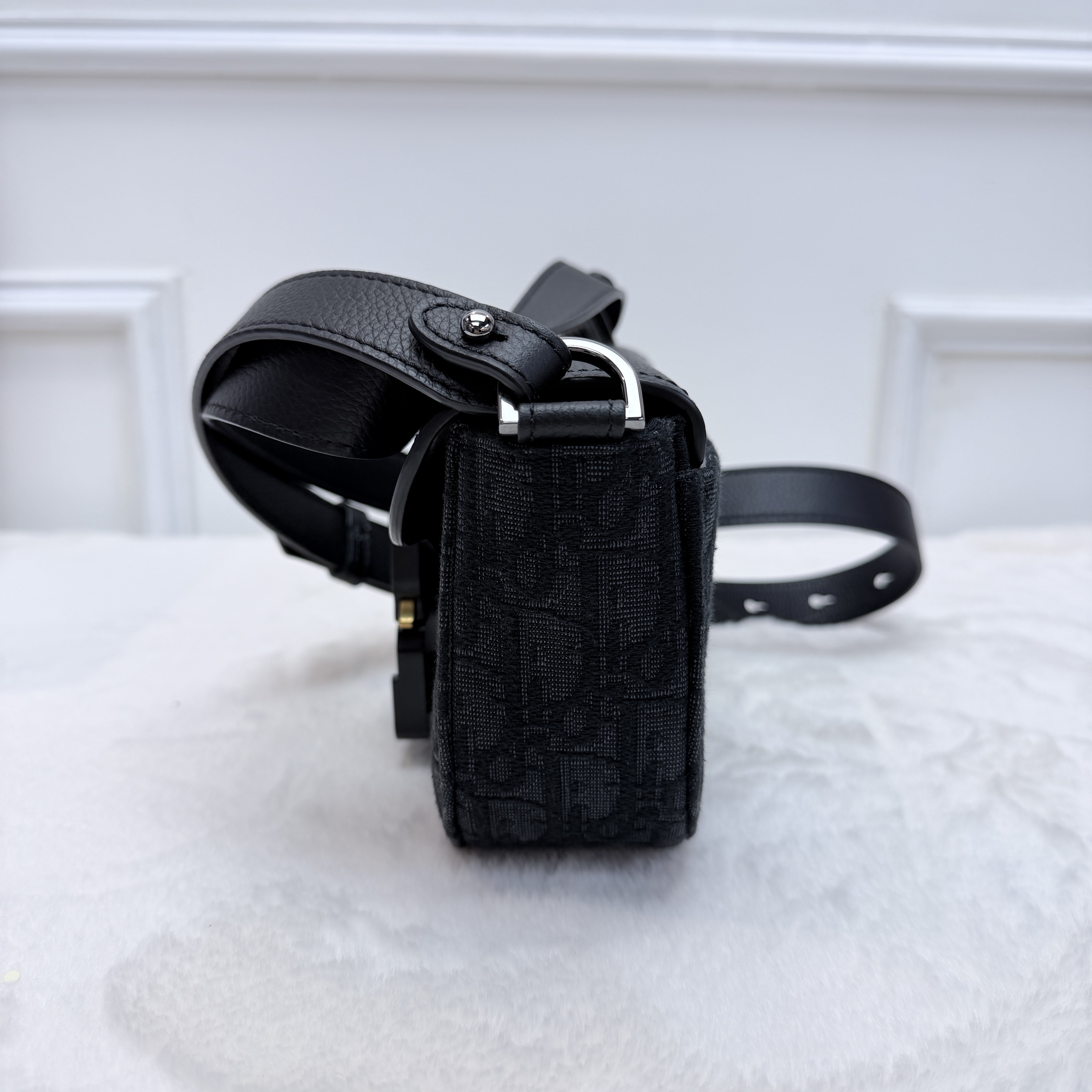 罕見Full Set🫢Dior男裝暗花Small Saddle Messenger Bag