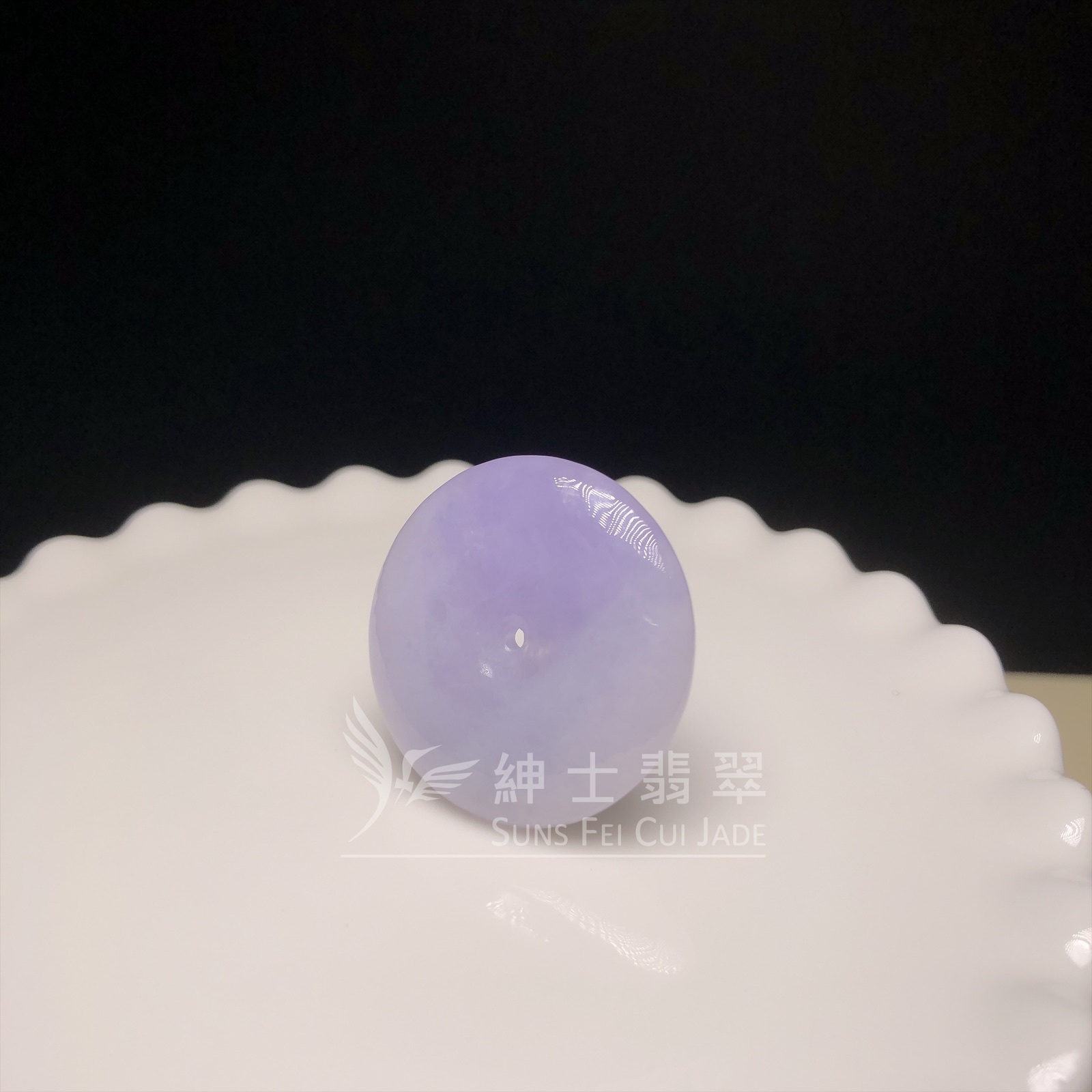 濃紫羅蘭平安扣 MB00176