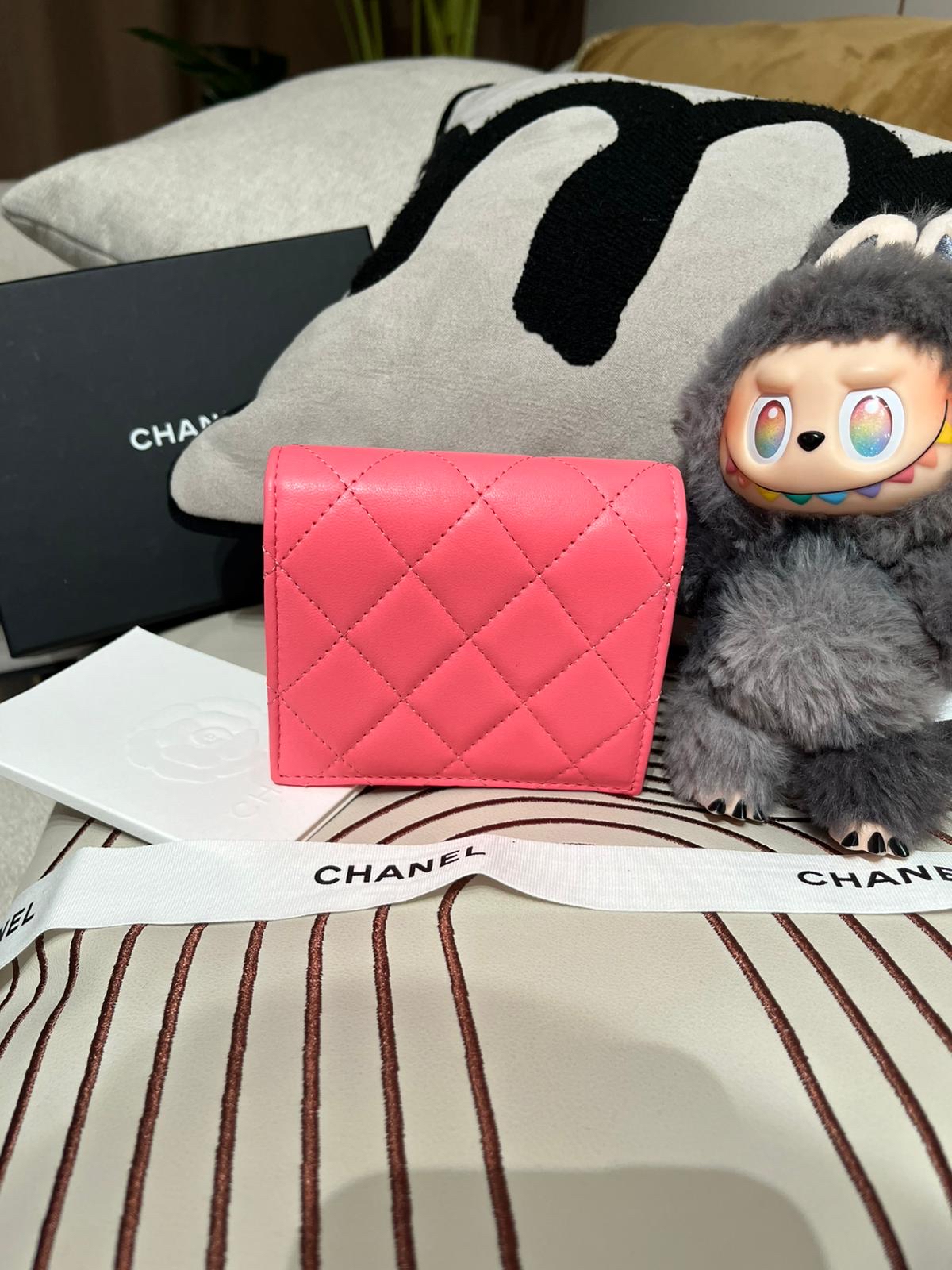 未使用品 Chanel Matlasse Small Wallet Bi Fold Wallet Leather AP3726 Star Wallet 100%Authentic,Unused 未使用品 ✅專門店收據✅晶片貼✅塵袋✅盒