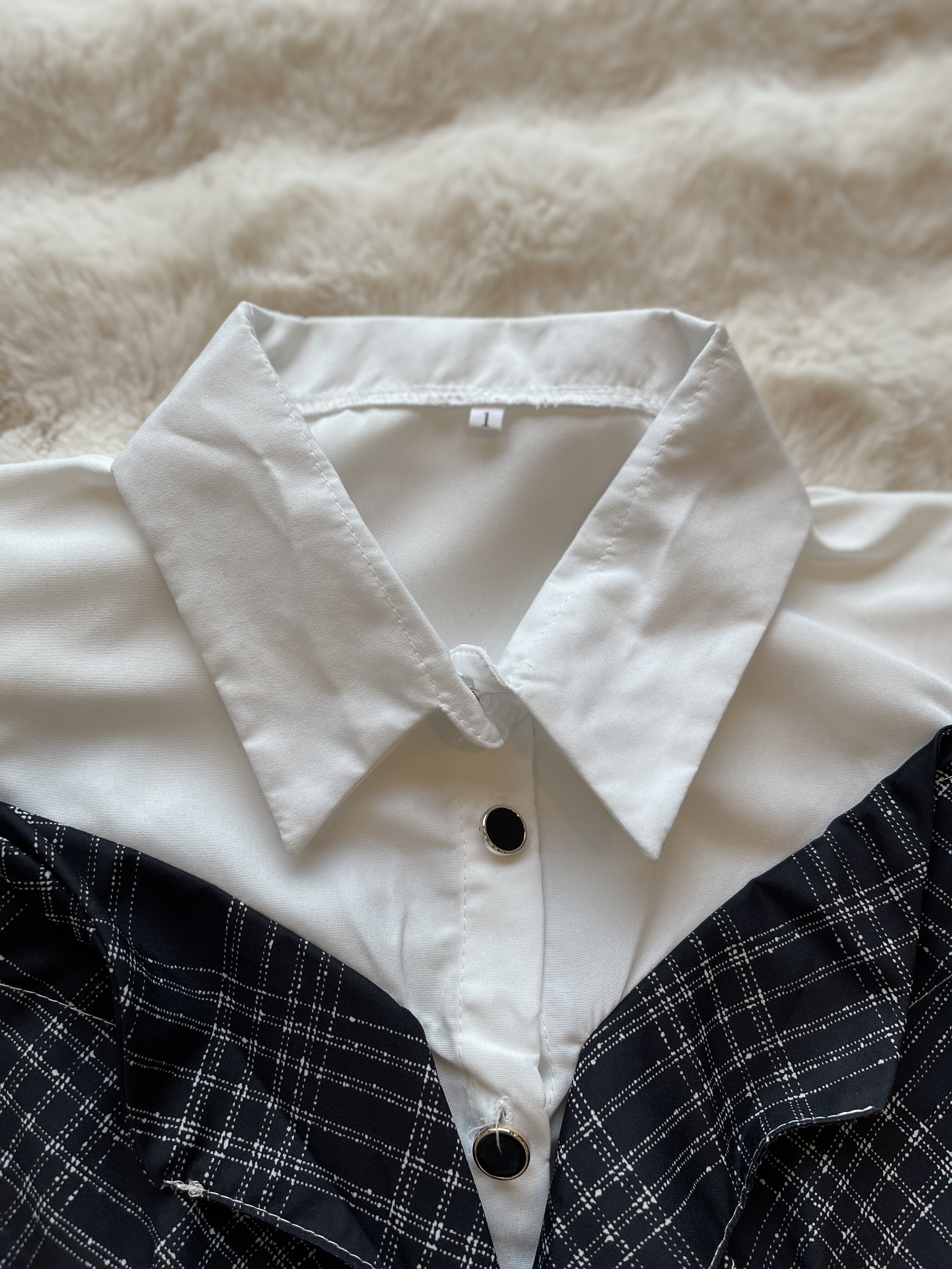 甜辣妹 学院风 格子连衣裙