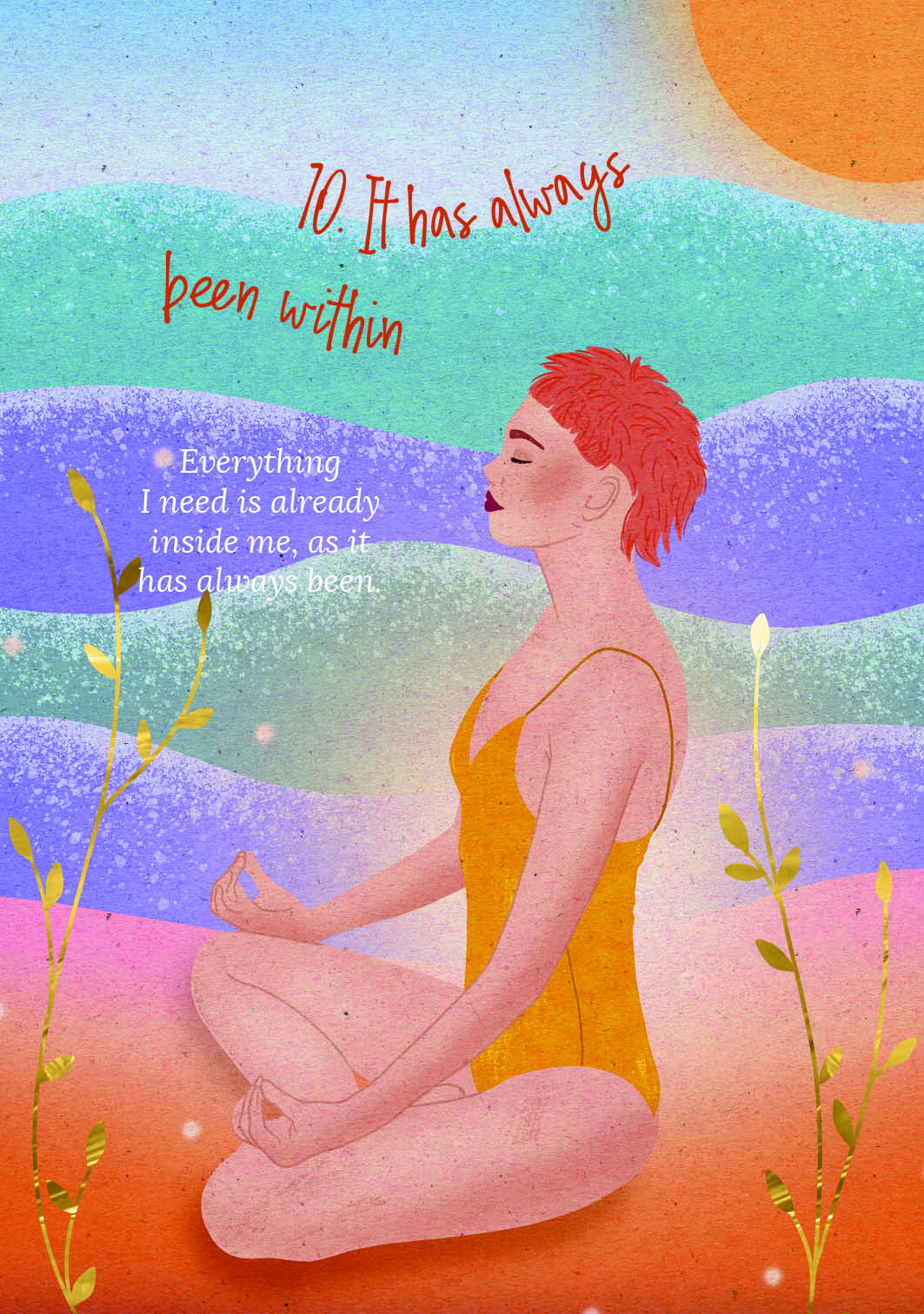 Finding Inner Peace Inspiration Card