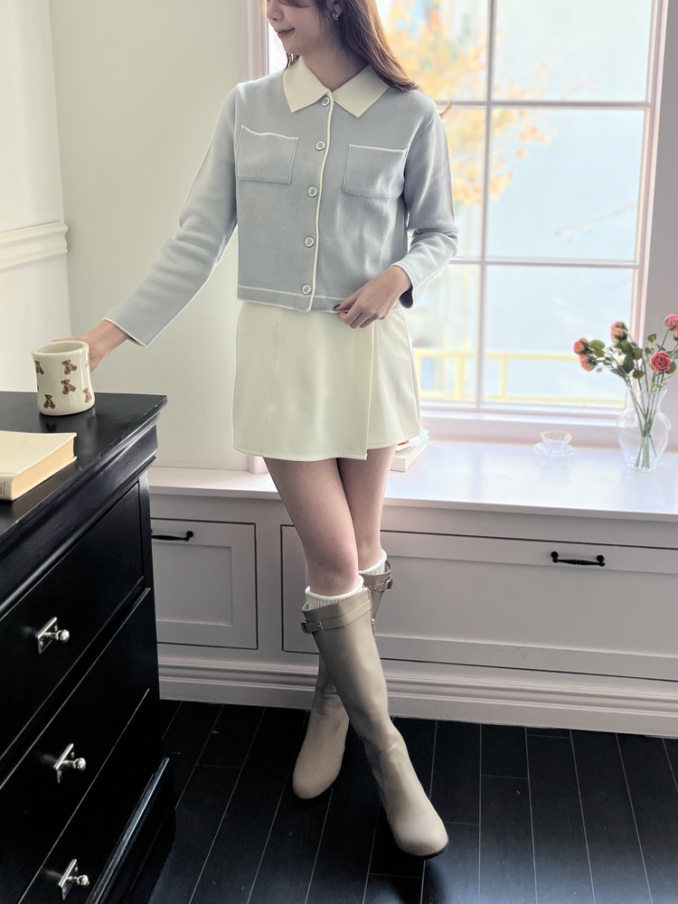 Front-Overlap Skorts (Ivory)