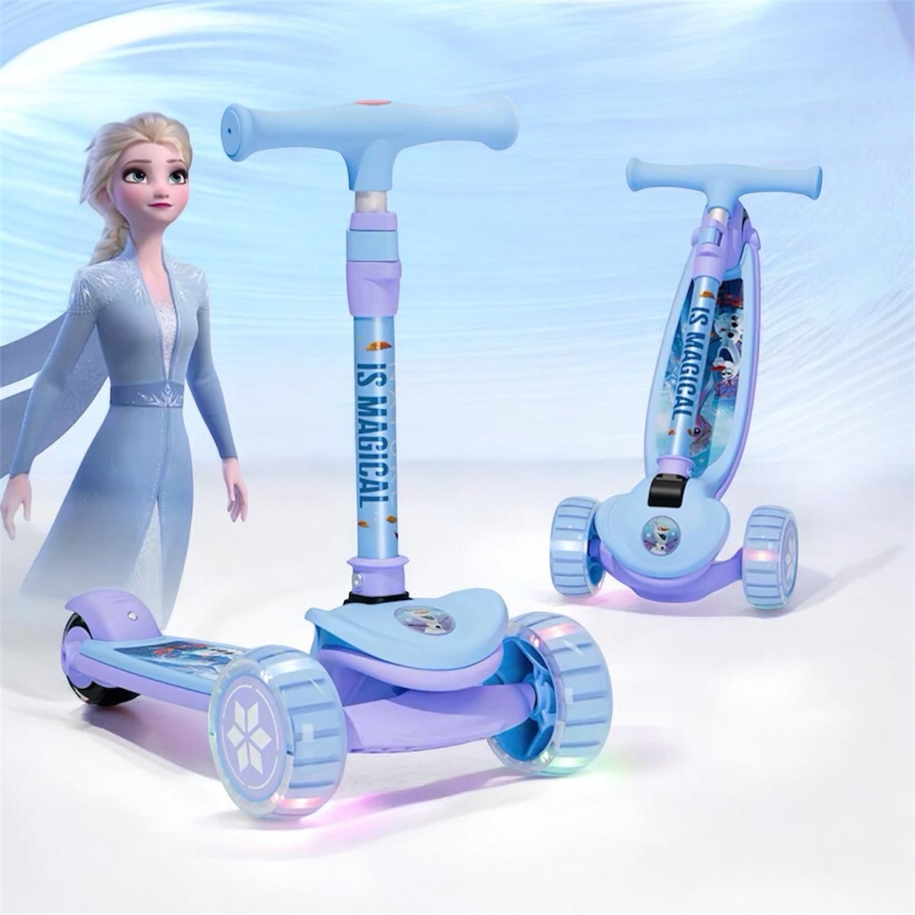 【12週年店慶優惠】Disney Frozen  兒童滑板車套裝