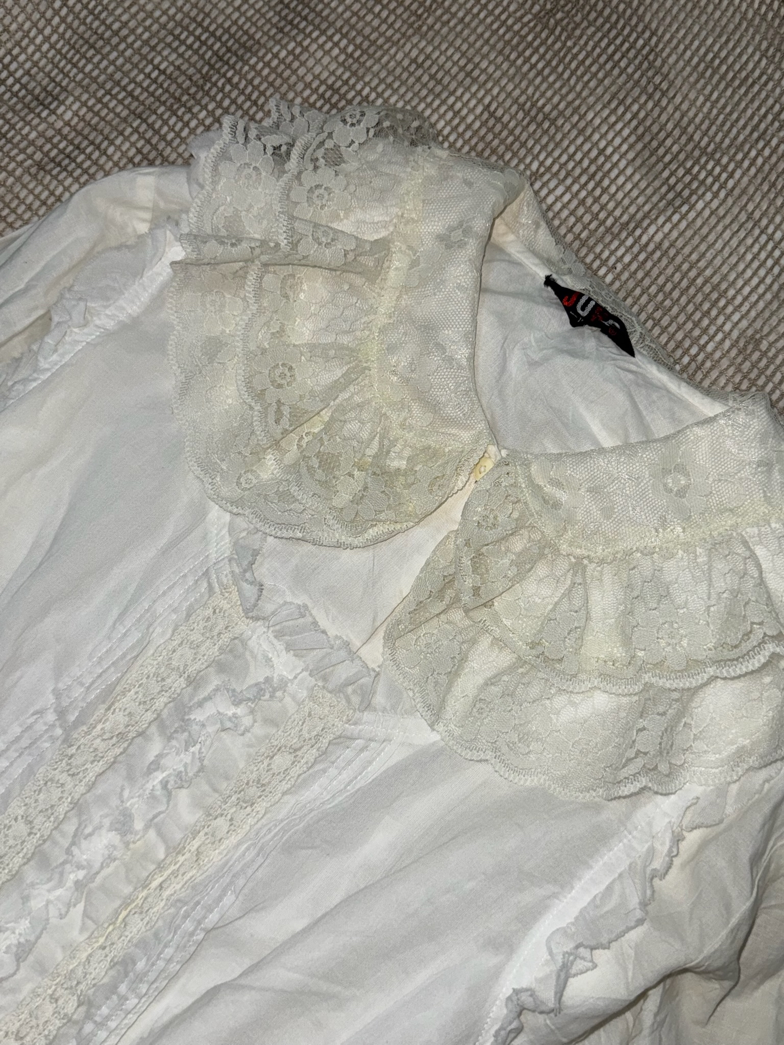 Victorian Style Lace Long-Sleeved Top Twin Set