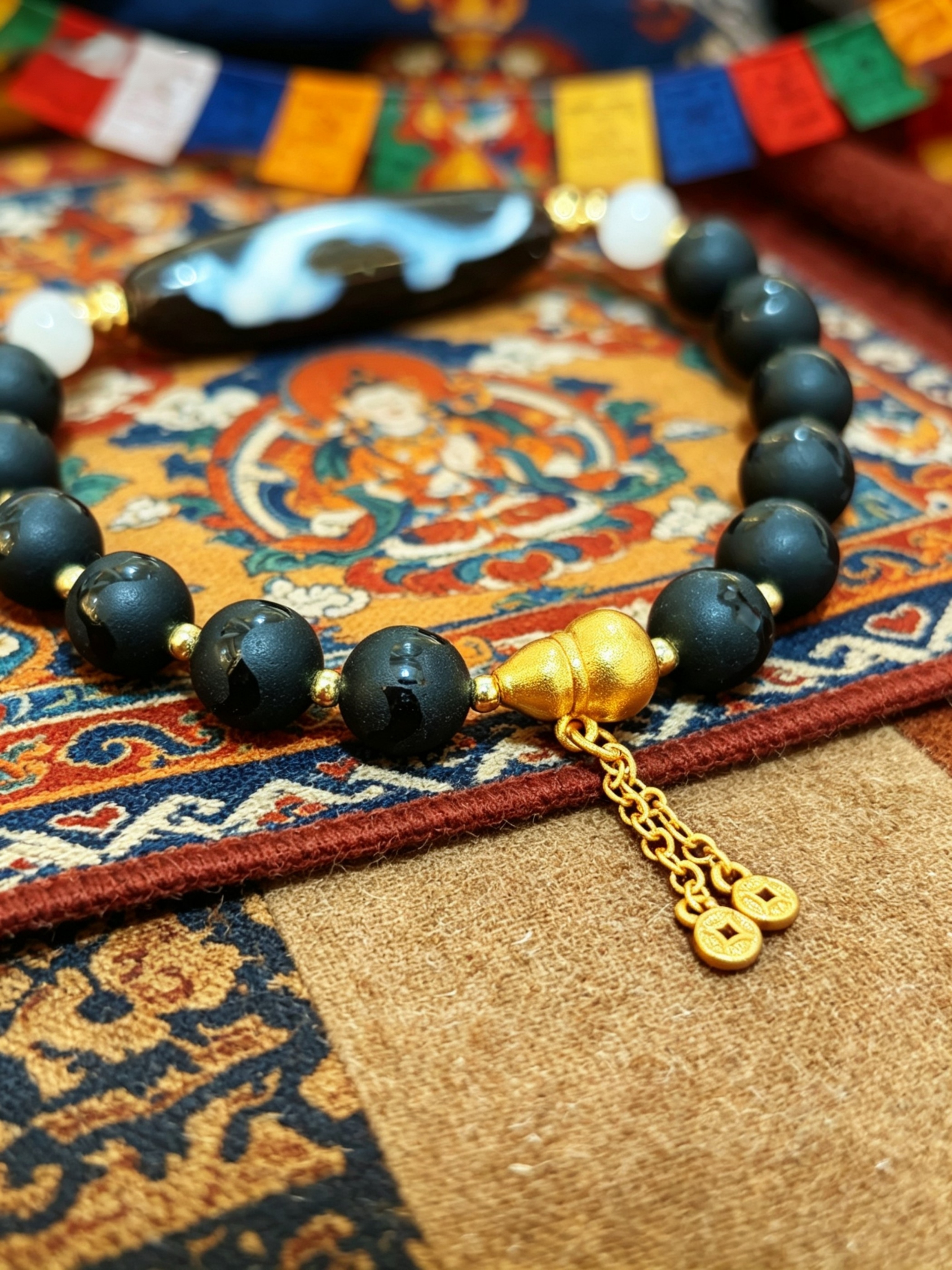 「藍沁如意天珠」26048