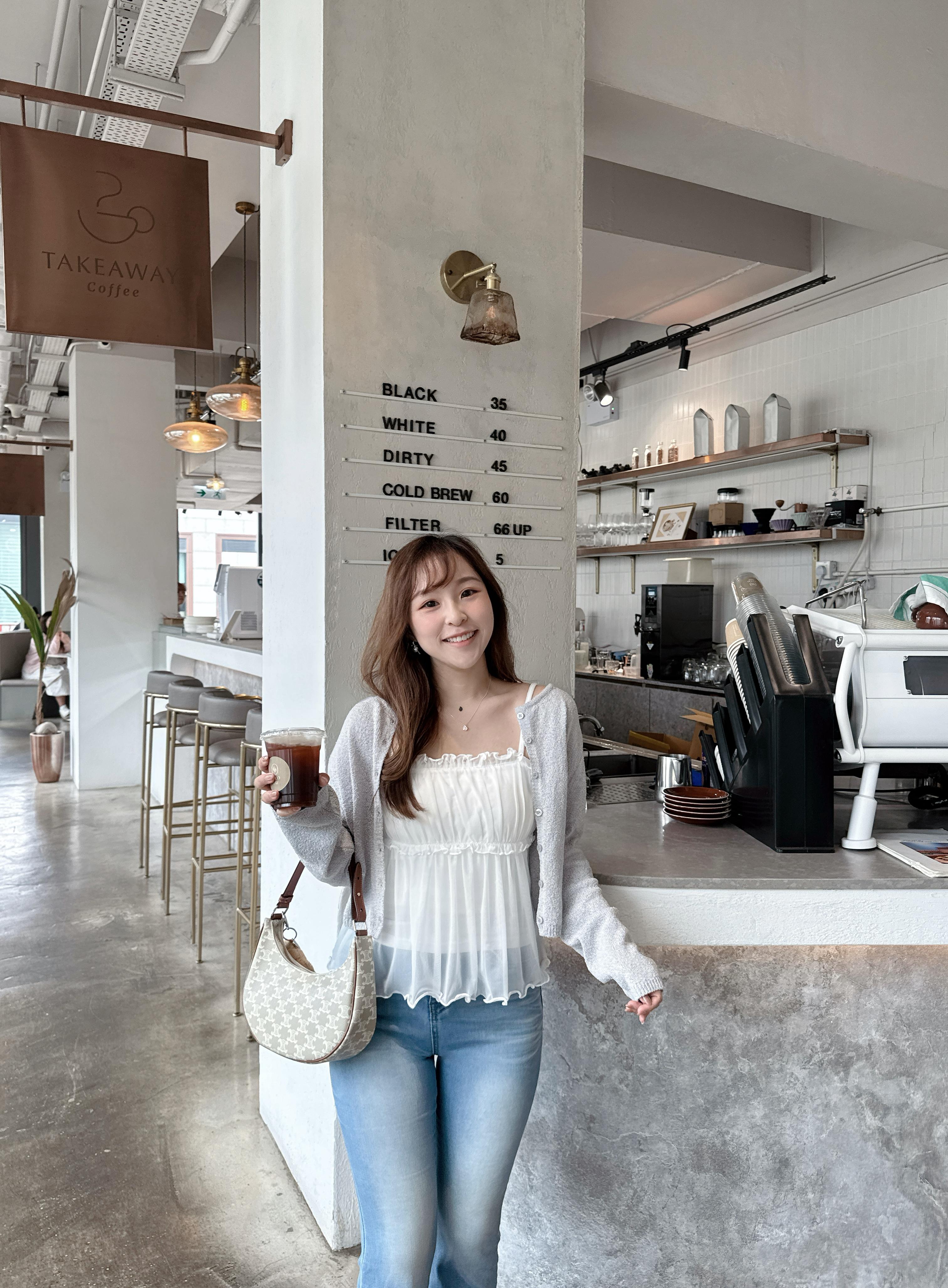 【包色之選】糖果色鈕扣線衫上衣 灰藍色