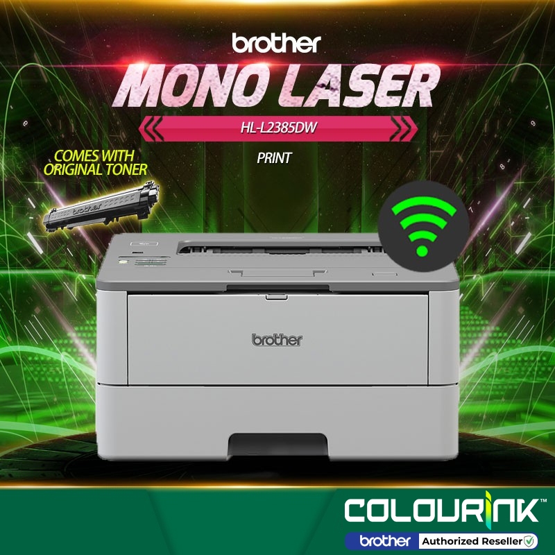 Brother HL-L2385DW A4 Print Only Mono Laser Printer WiFi Duplex Print Mobile Print similar L2370DN LBP6030w M107w
