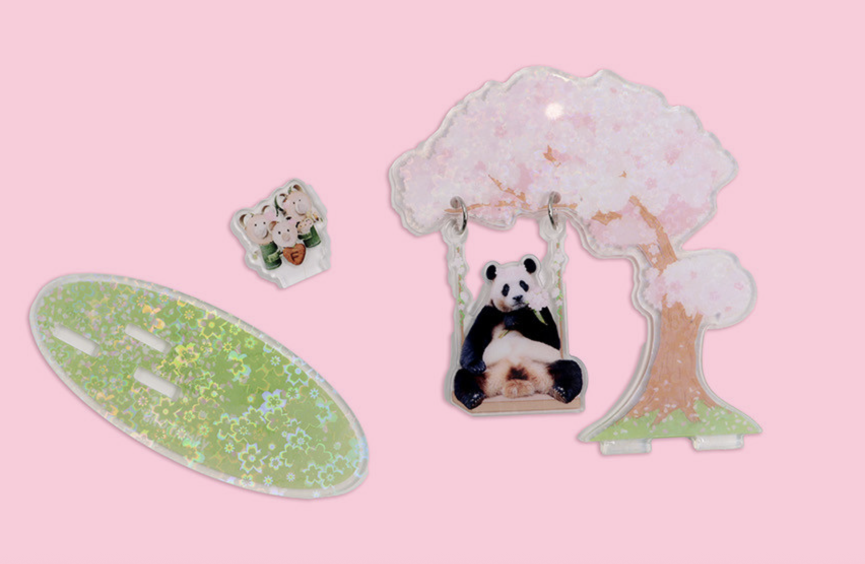 📦訂購 韓國代購 愛寶樂園 Everland Bao Family 寶家族 櫻花系列 福寶 Fubao 立牌