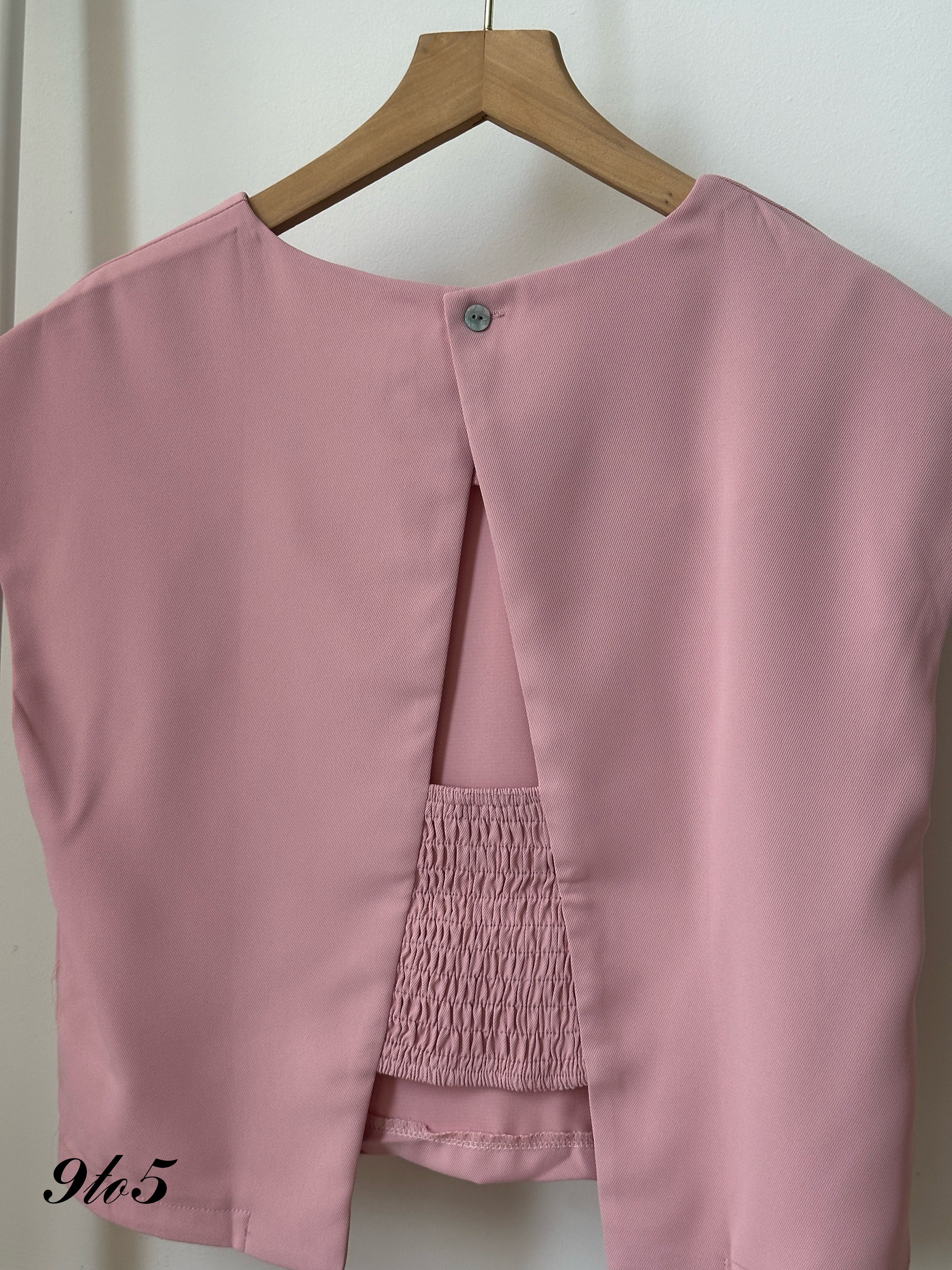 T3984 Cape Sleeve Plain Top - 3 Colors