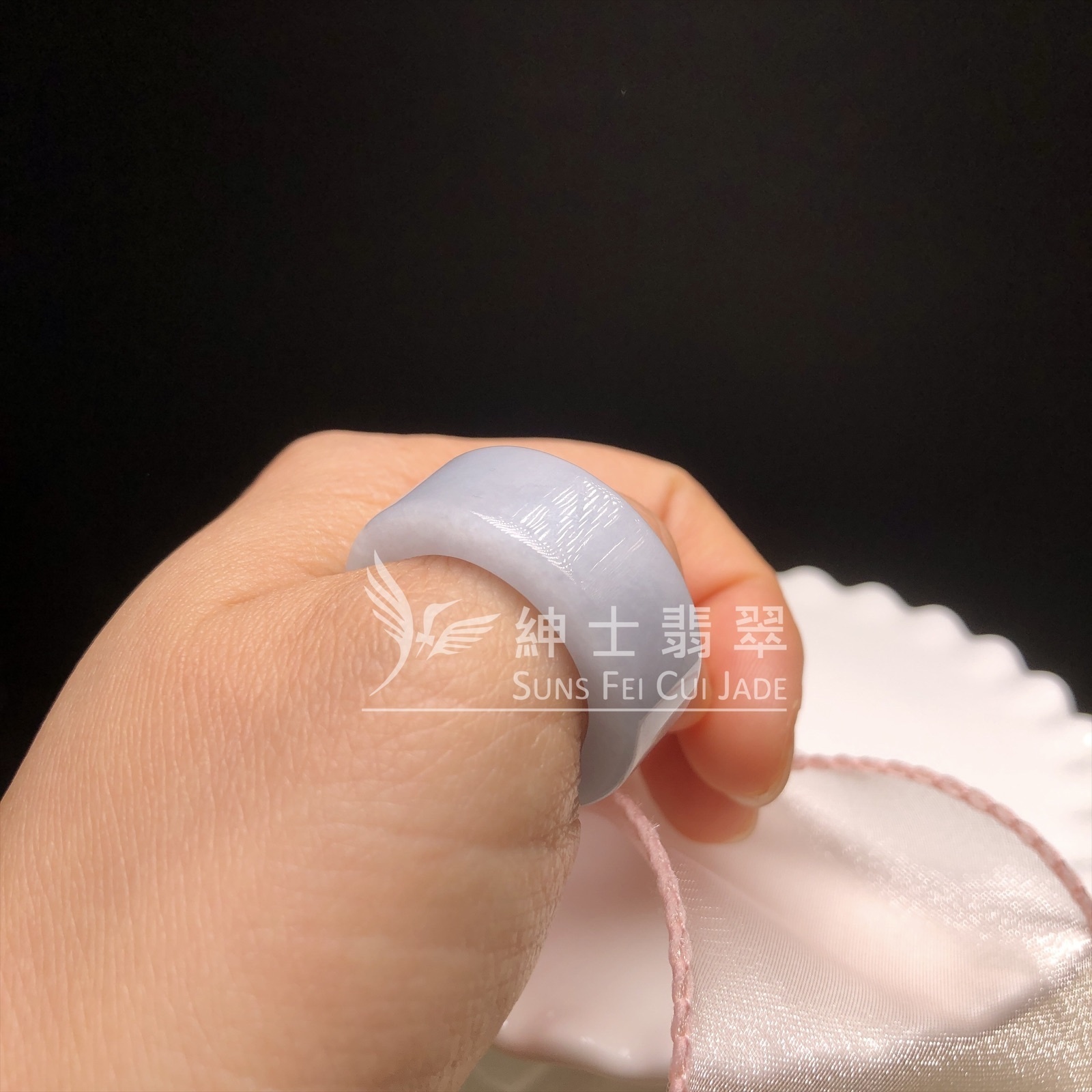 翡翠斑指 （港圈26）D00282