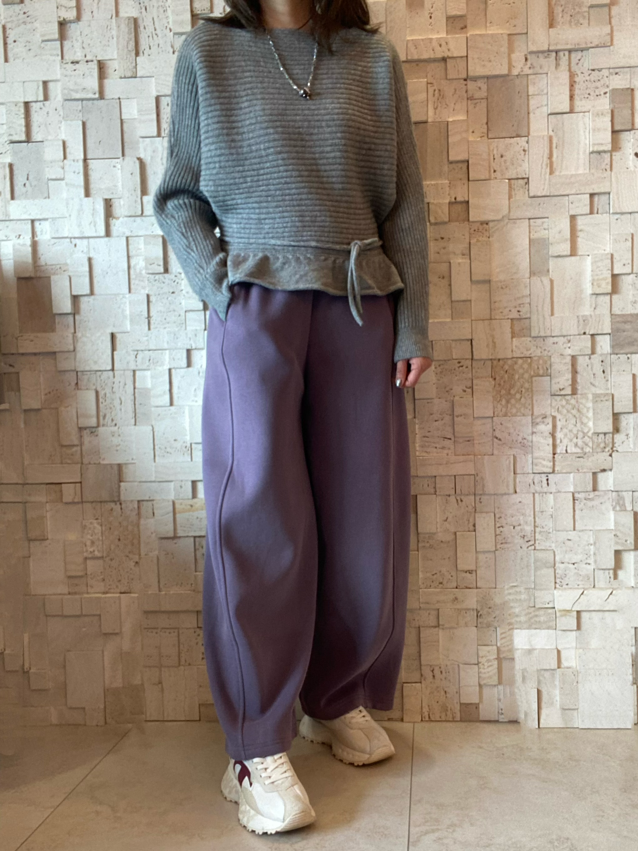 #2057 Ruffles邊針織Top