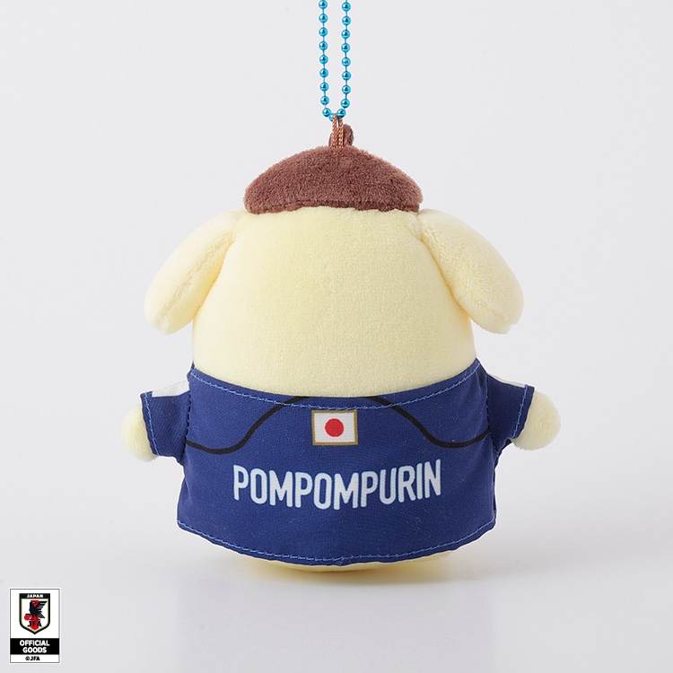 🌸 【預訂】Pompompurin 公仔掛飾 - Sanrio x Japan National Football Team Ver. 2026