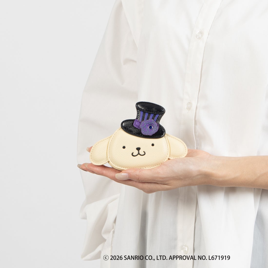 🎀【預訂】Anna Sui x Pompompurin 臉型小包掛飾