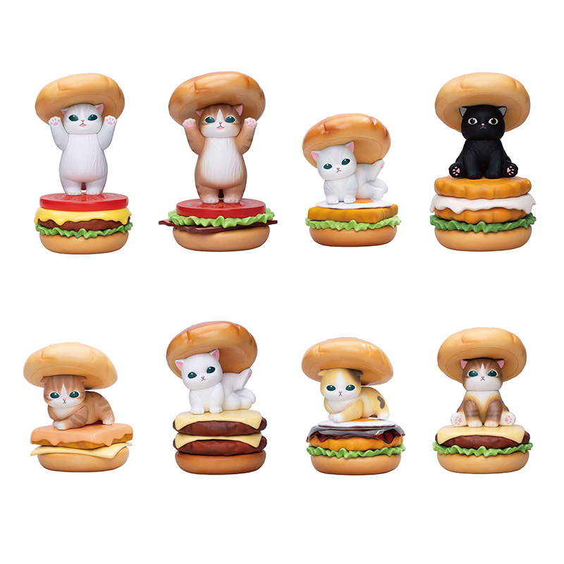 【預訂】Mofusand 漢堡包 figure 