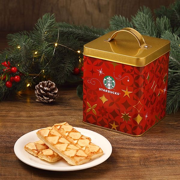 台灣星巴克 歐式千層派收納罐