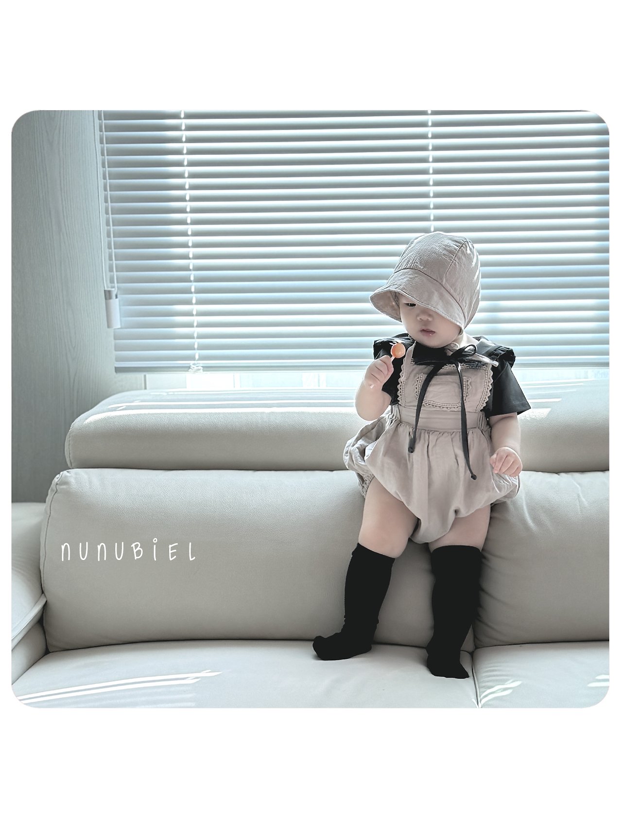 🇰🇷Nunubiel背帶包屁+帽