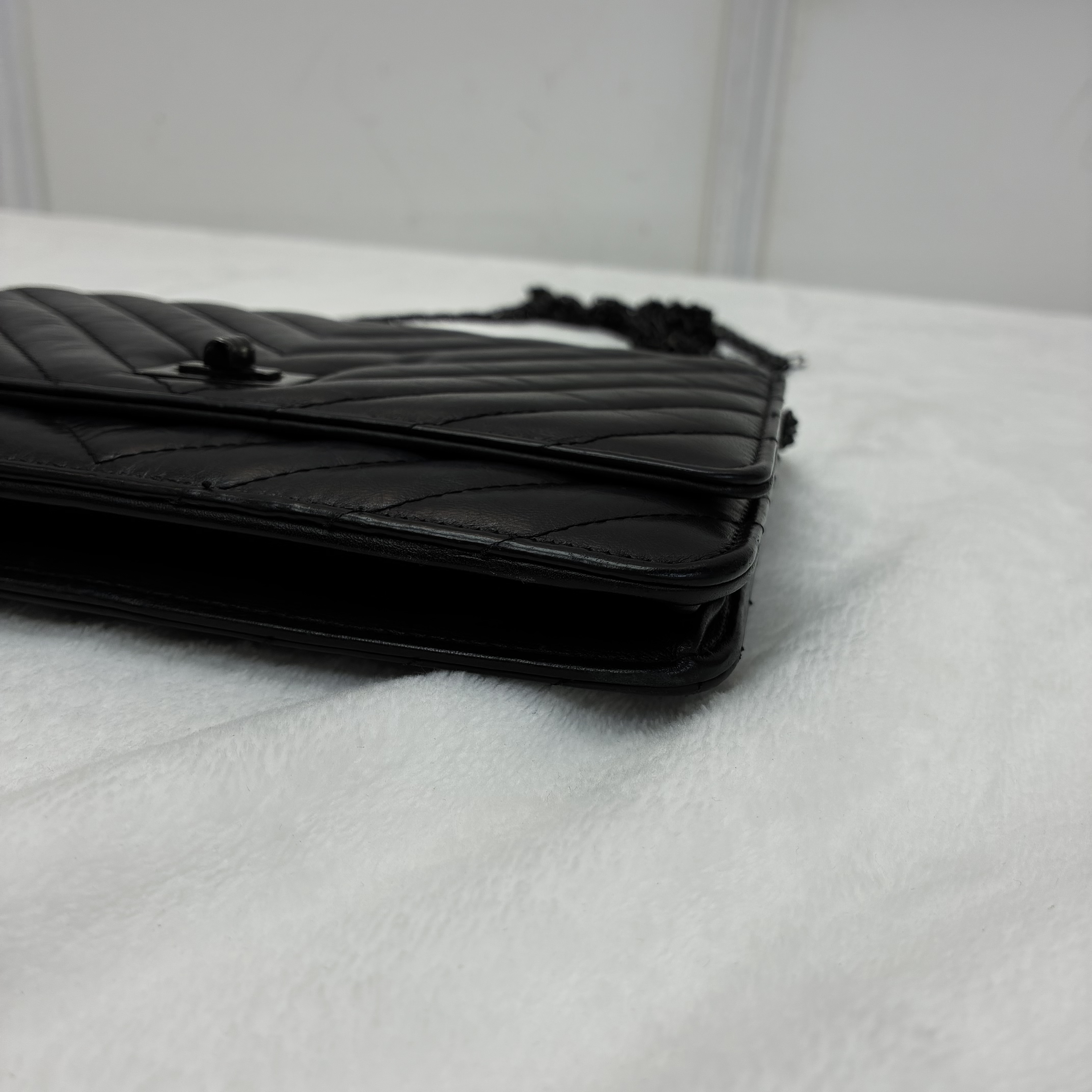 Chanel 2.55 WOC so black V紋