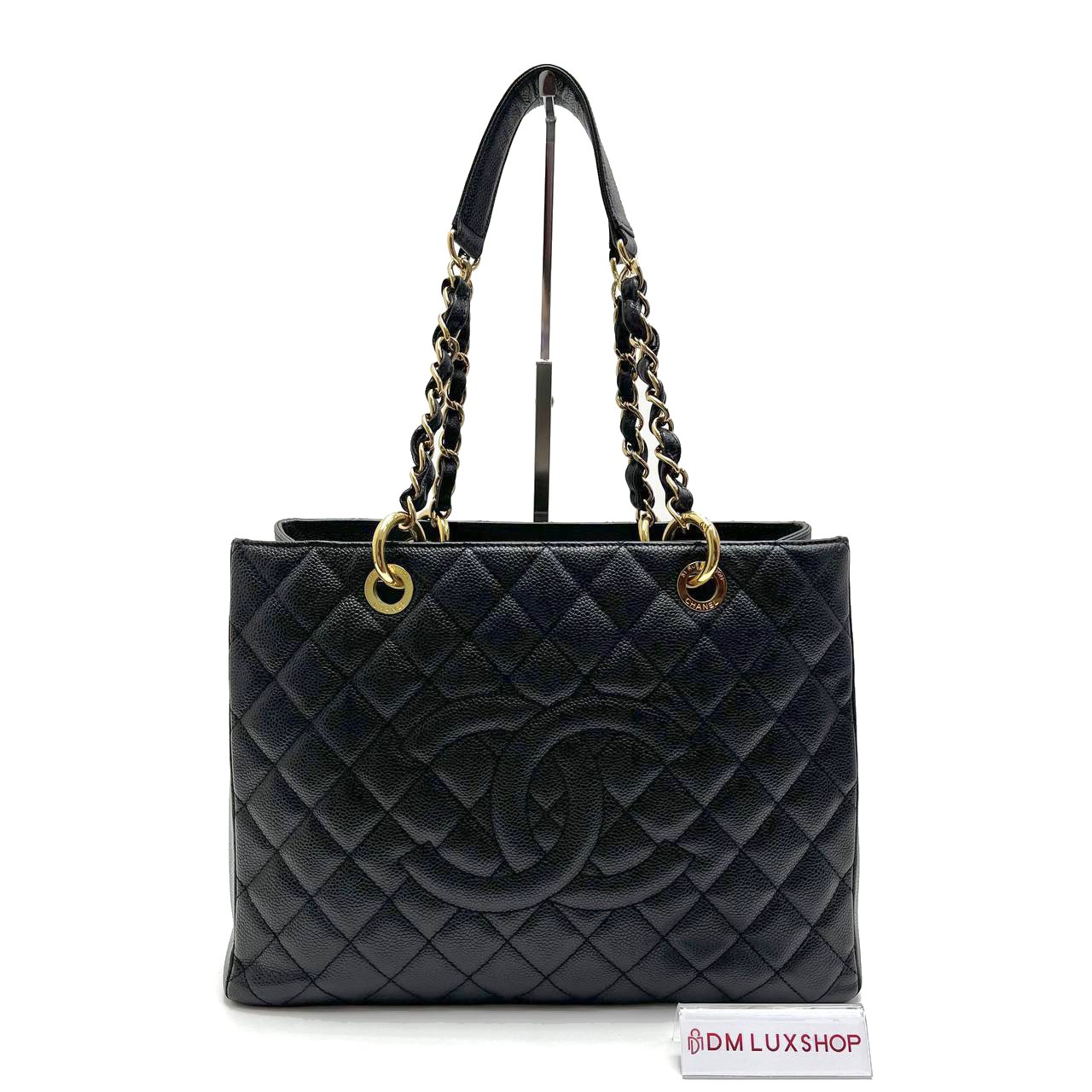 Chanel Black Caviar GST GHW (Serial 15)