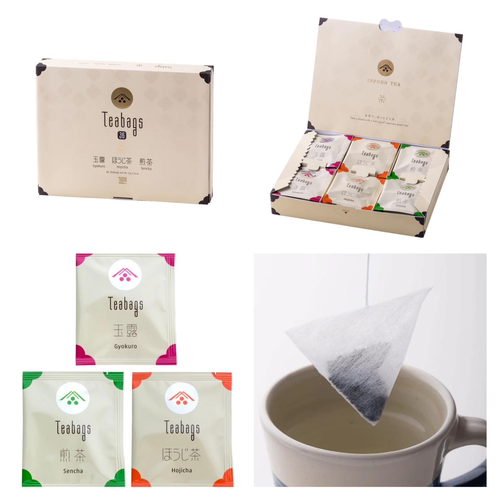 ✨新年禮盒．一保堂茶舖 (京都300年老店 )✨ 玉露+煎茶+焙茶 (高級茶包禮盒/方便裝)