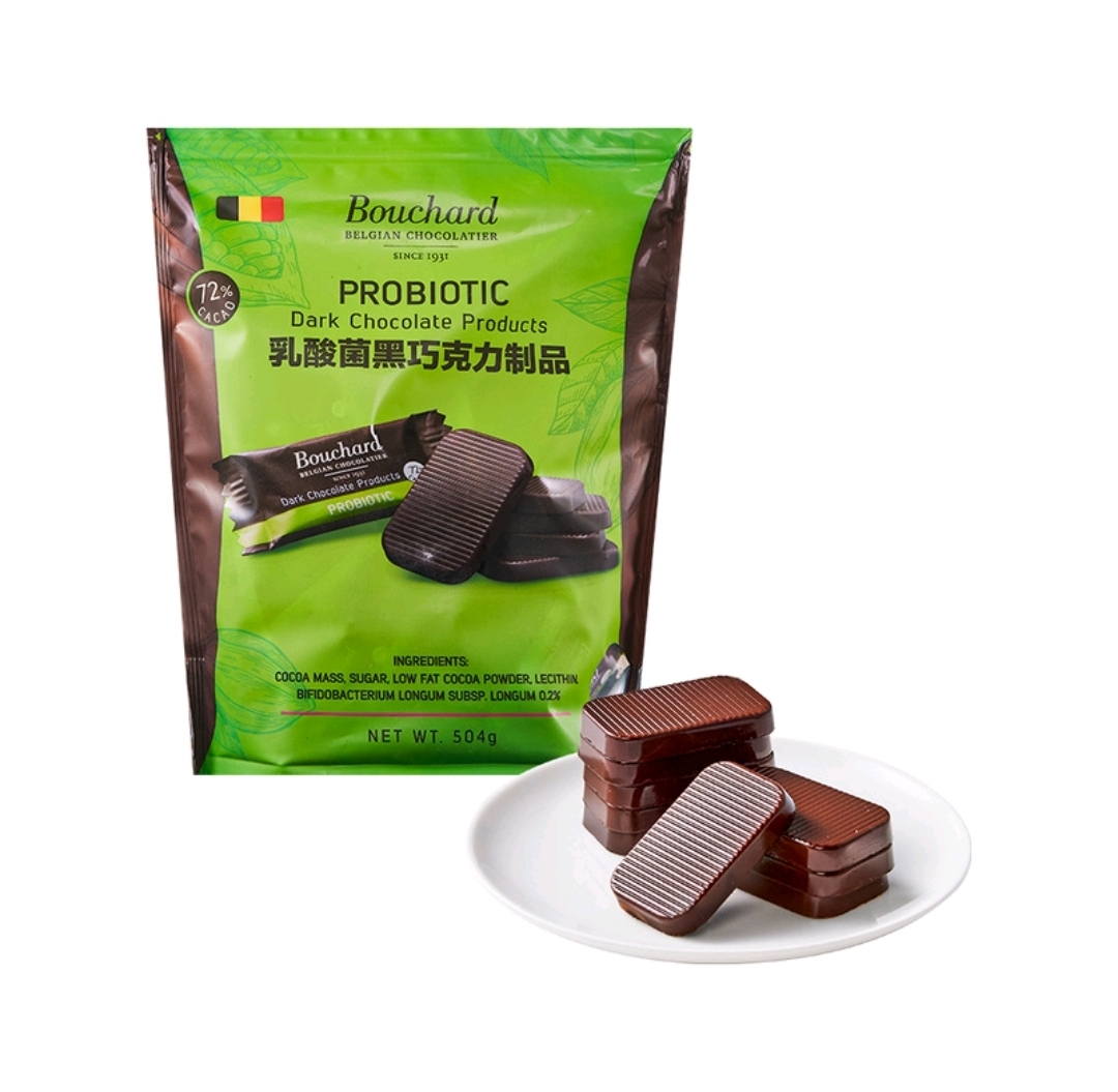 Bouchard 乳酸菌黑巧克力制品 504g
