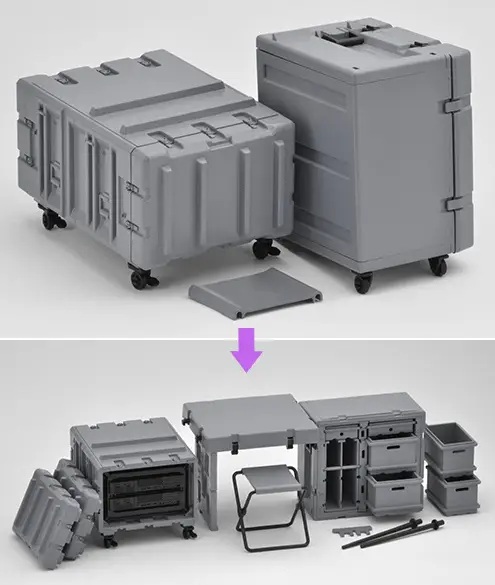 1/12 Little Armory [LD055] Field Desk A3