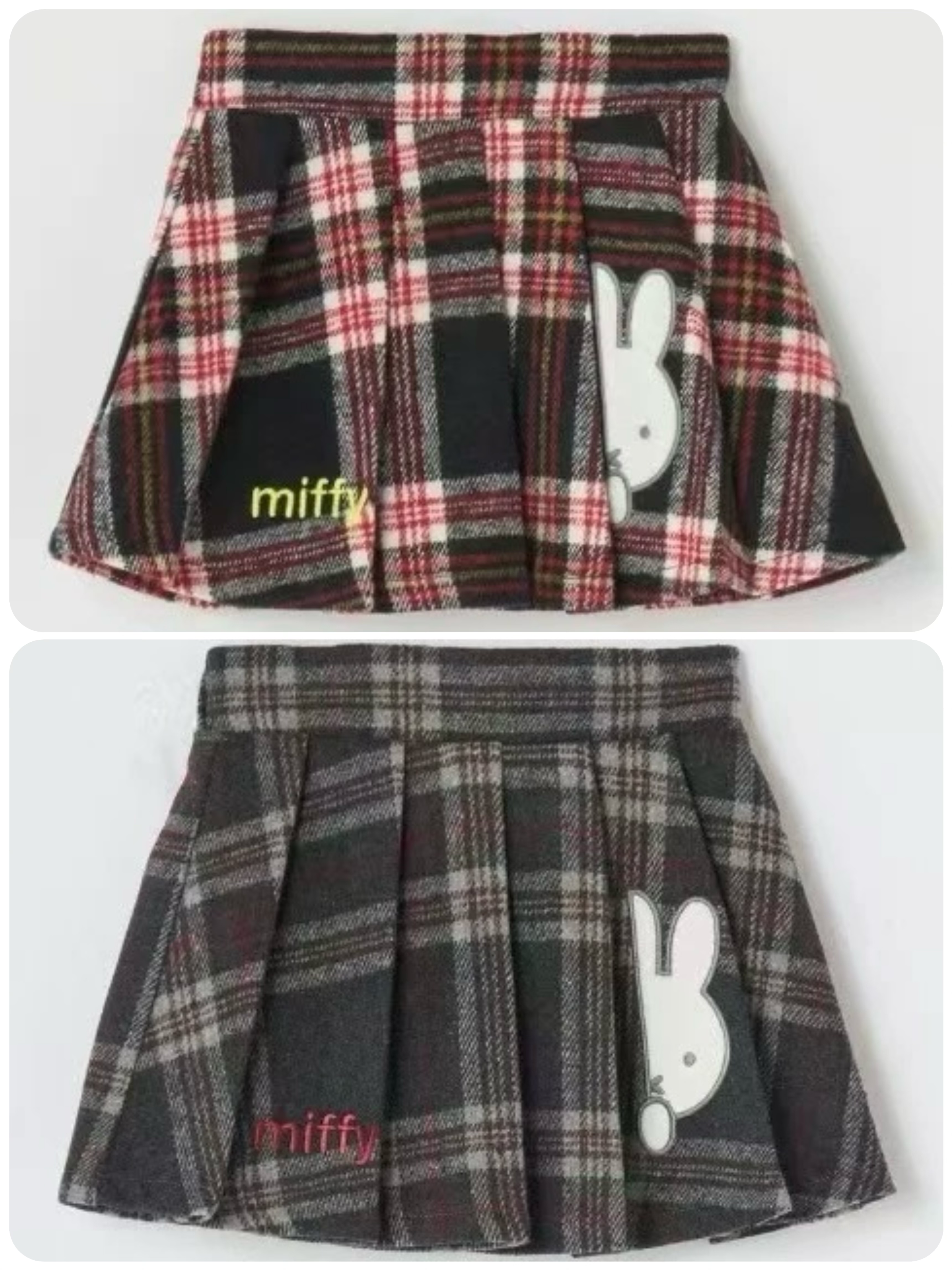 B0115 Miffy 格仔裙 (有防走光褲)