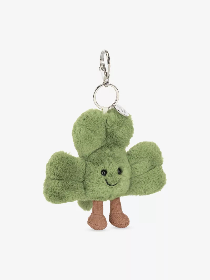 Jellycat Amuseables Siofra Shamrock Soft Bag Charm 趣味三葉草鎖匙扣