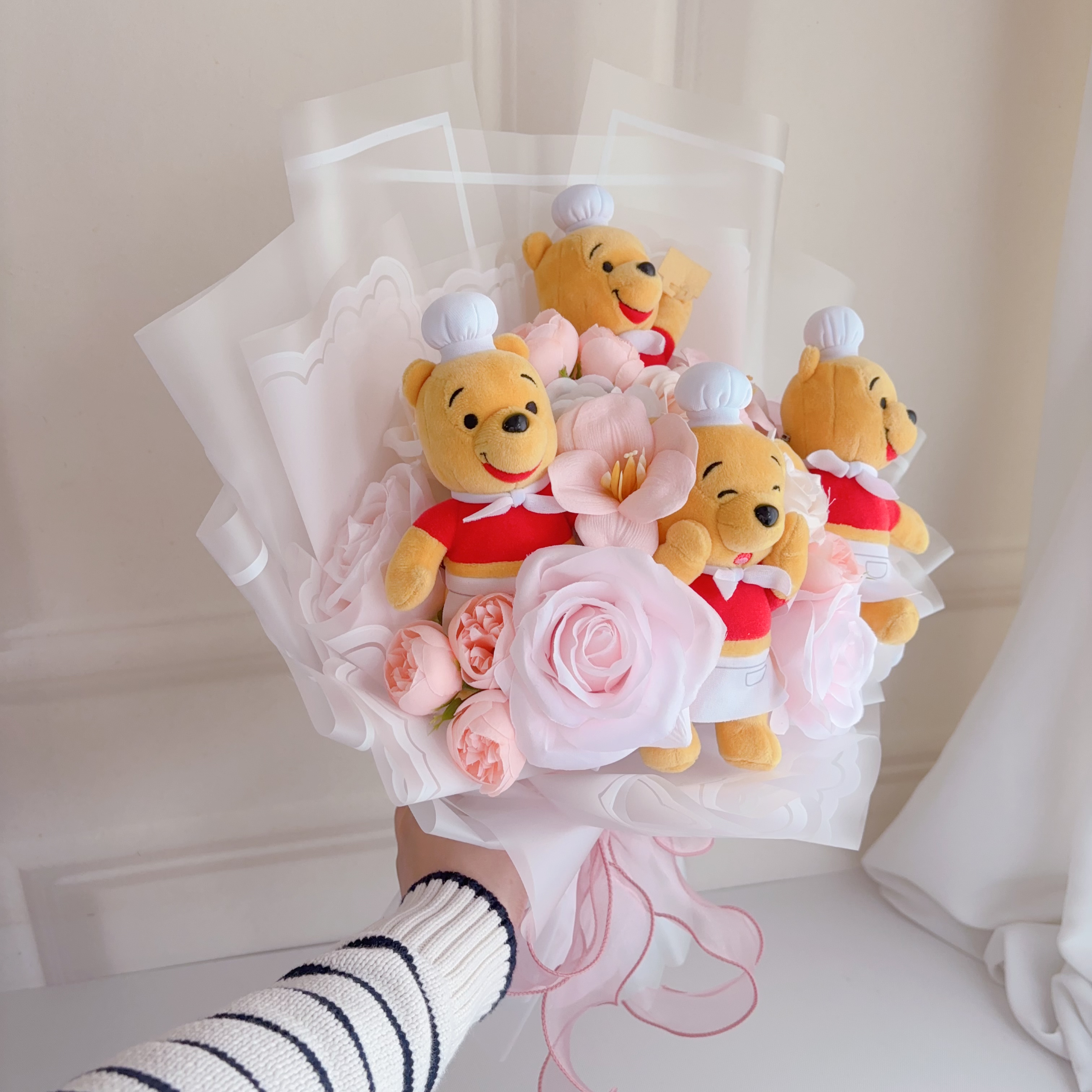 (現貨)winniethepooh公仔花