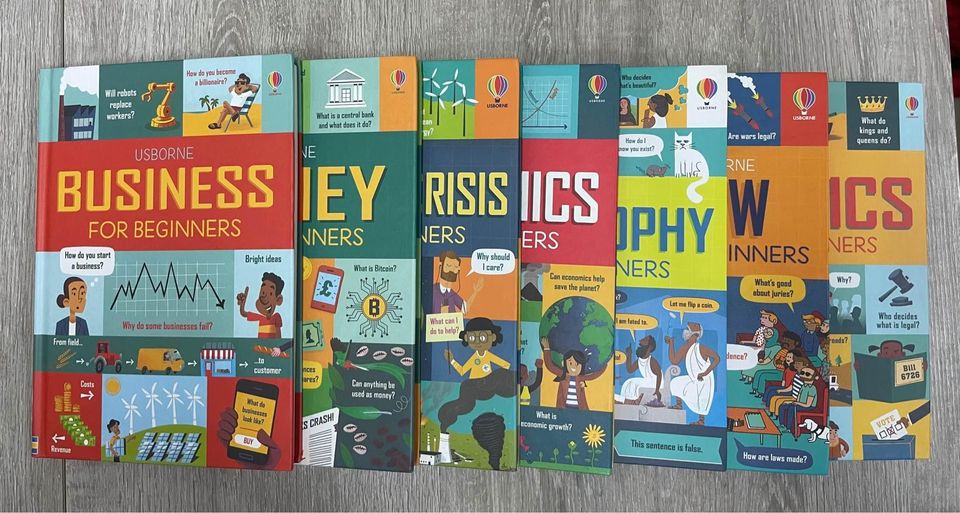 Usborne For Economics for Beginners 少年商學院 兒童科普讀物｜7 books