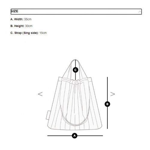 PLEATSMAMA Two-Way Shopper Bag Stripe (4色)