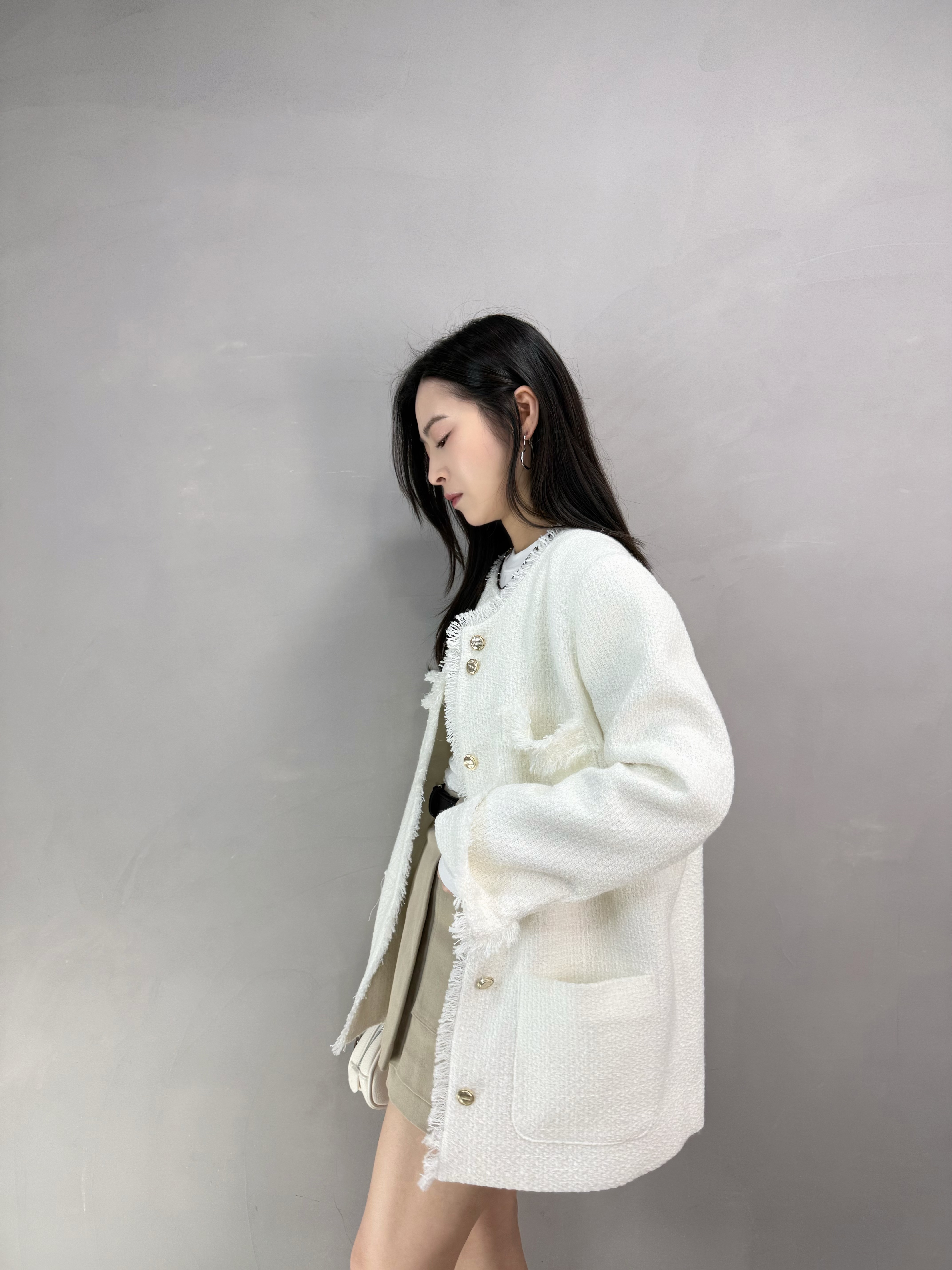 G60 薄Tweed料外套