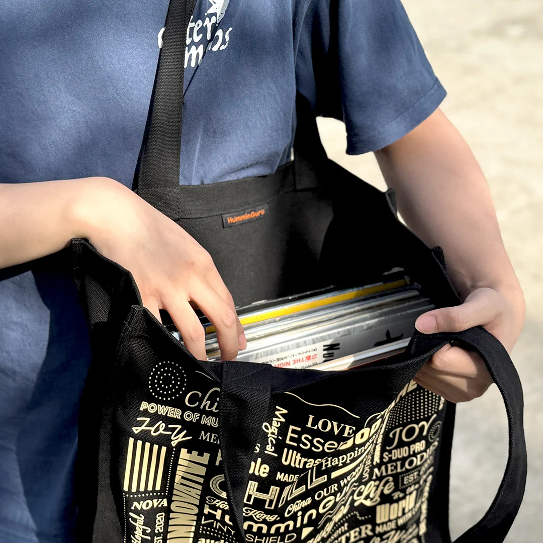 HumminGuru Vinyl Record Tote Bag