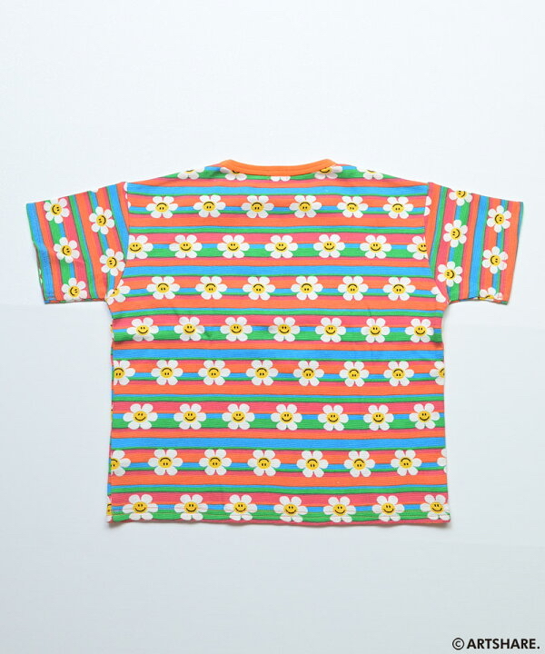 🇯🇵預訂 日本直送🇯🇵Markey’s x Wiggle Wiggle四色圖案滿印華夫格短袖T恤