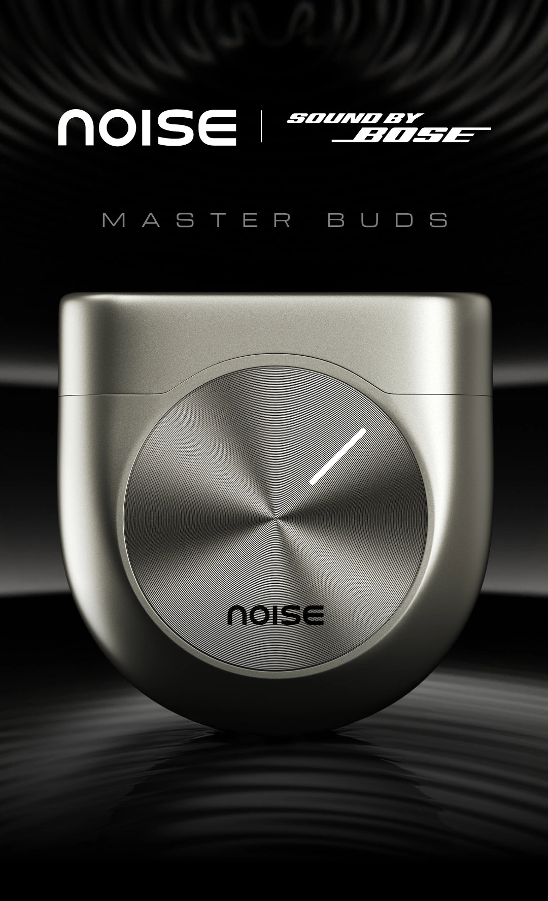 [原裝行貨一年保養2026最新款] Noise Sound By Bose Master Buds 2 主動降噪真無線藍牙耳機 | 51分貝主動降噪 | LHDC 5.0 高解析度音訊 24 位元/96kHz Noise Sound By Bose MasterBuds 2 Active Noise Cancelling True Wireless Bluetooth Earphones 