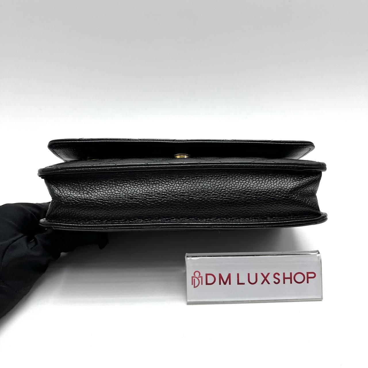 Chanel Black Caviar Classic WOC GHW (Serial 29, Y: 2019)