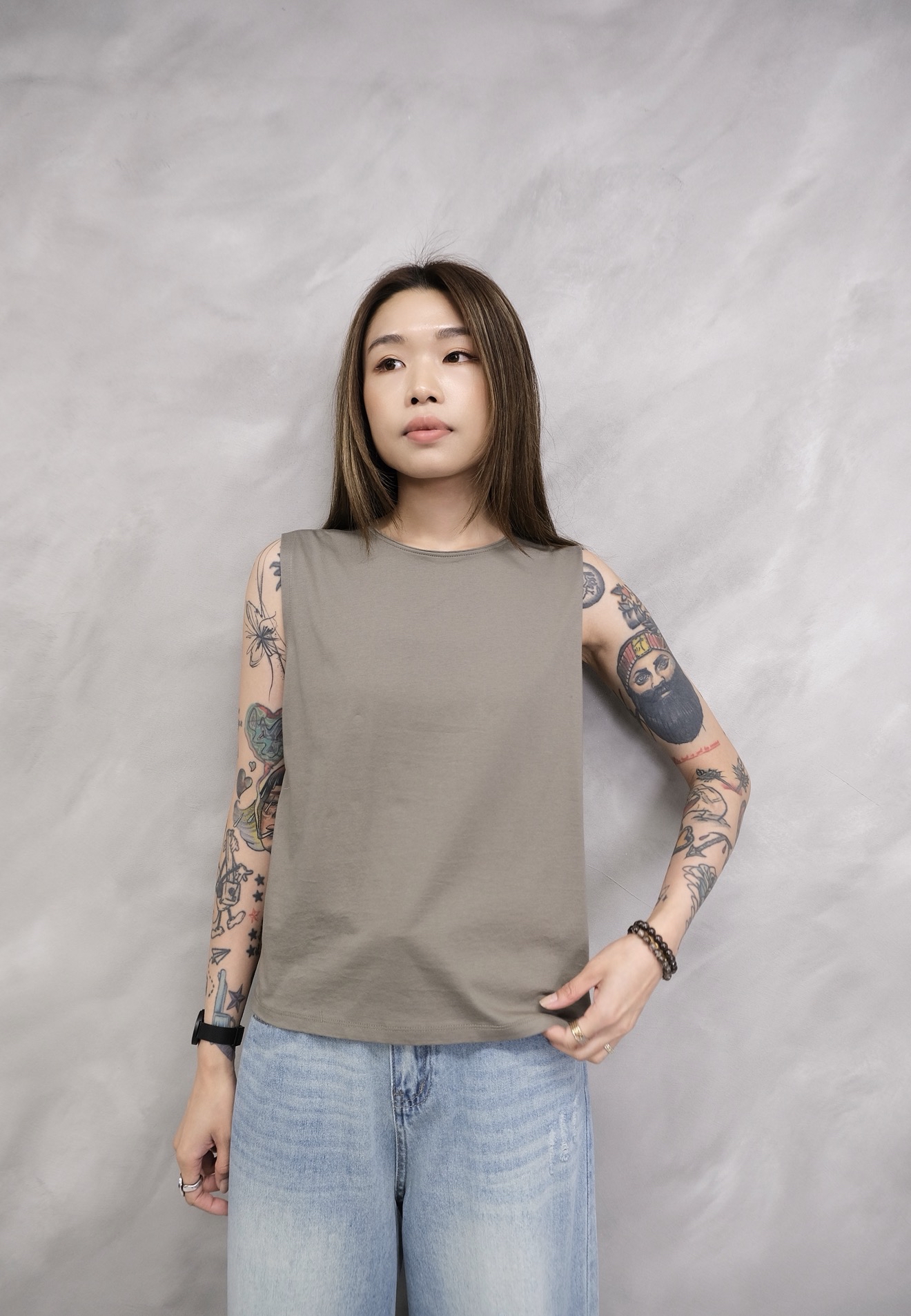 Basic vest #top149