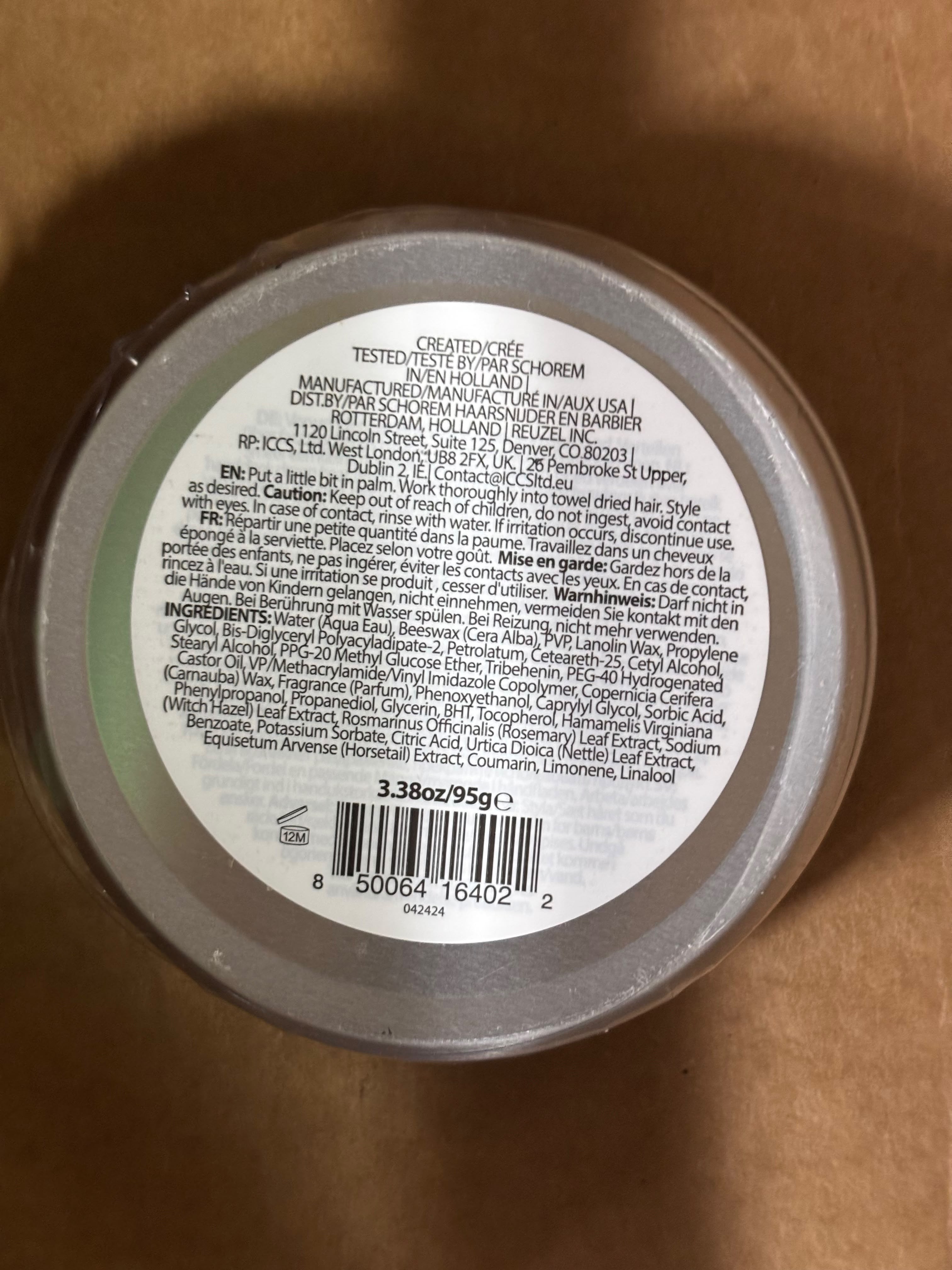 Reuzel Extreme Hold Matte Pomade（灰豬）35g