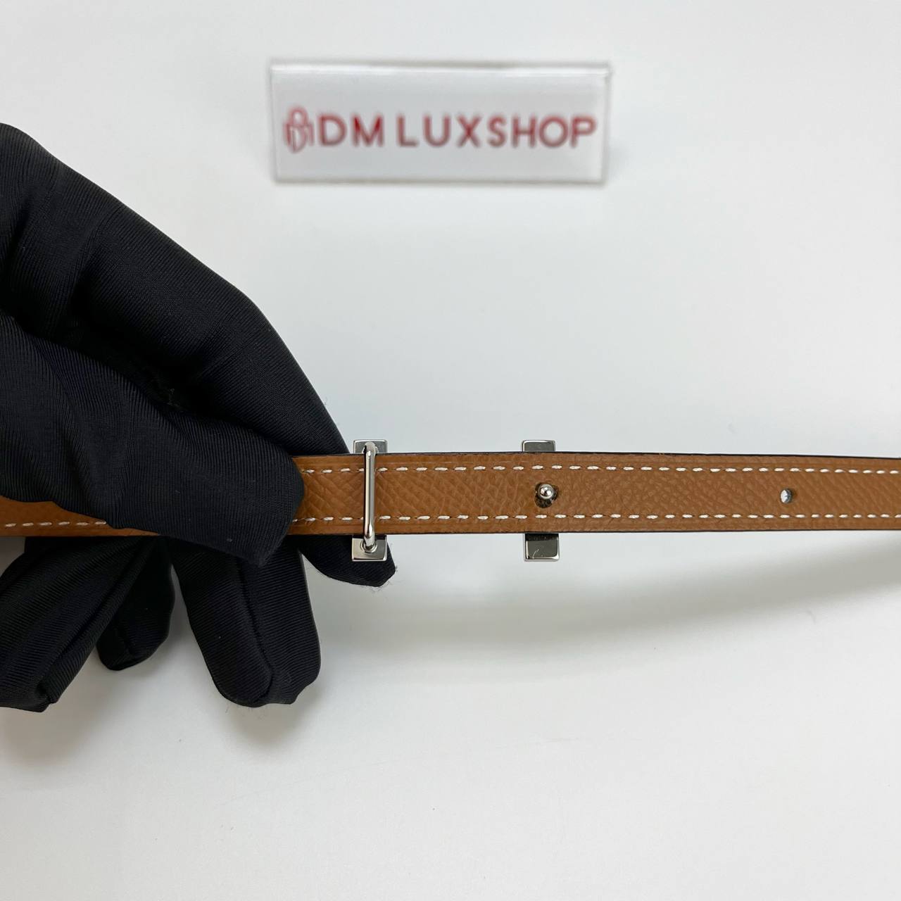 Hermes H Buckle Reversible Belt 13MM Black/Gold PHW (Stamp Z)