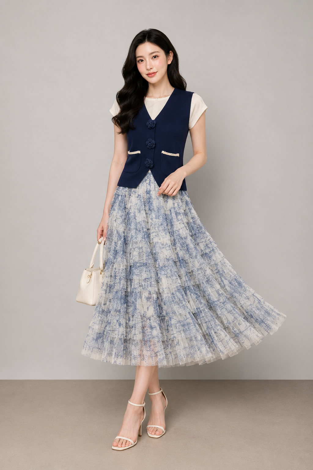 975 Rosalie Layered Tulle Skirt
