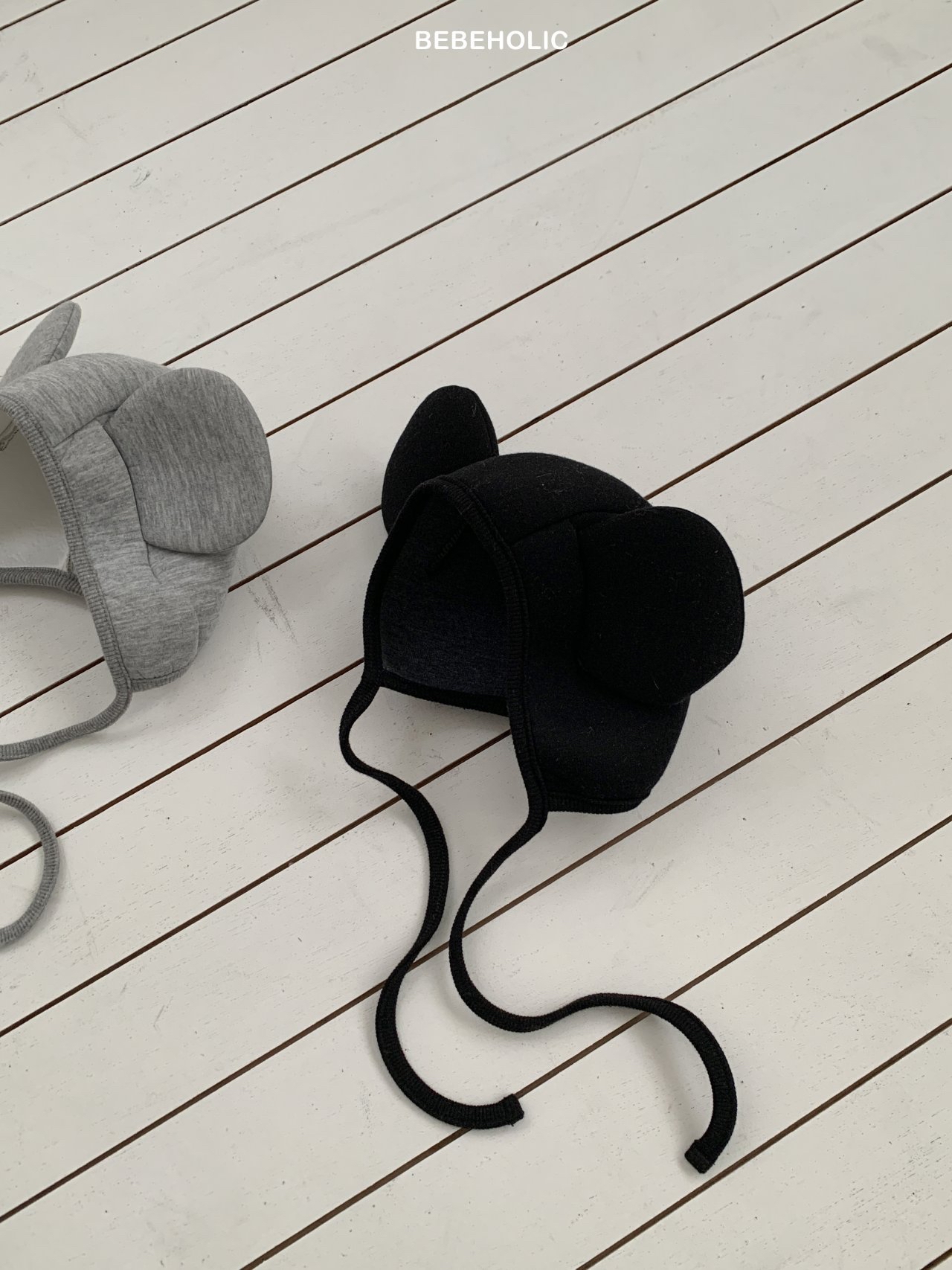 🌸預訂 韓國直送🌸🇰🇷BEBEHOLIC三色標籤立體耳朵嬰兒帽