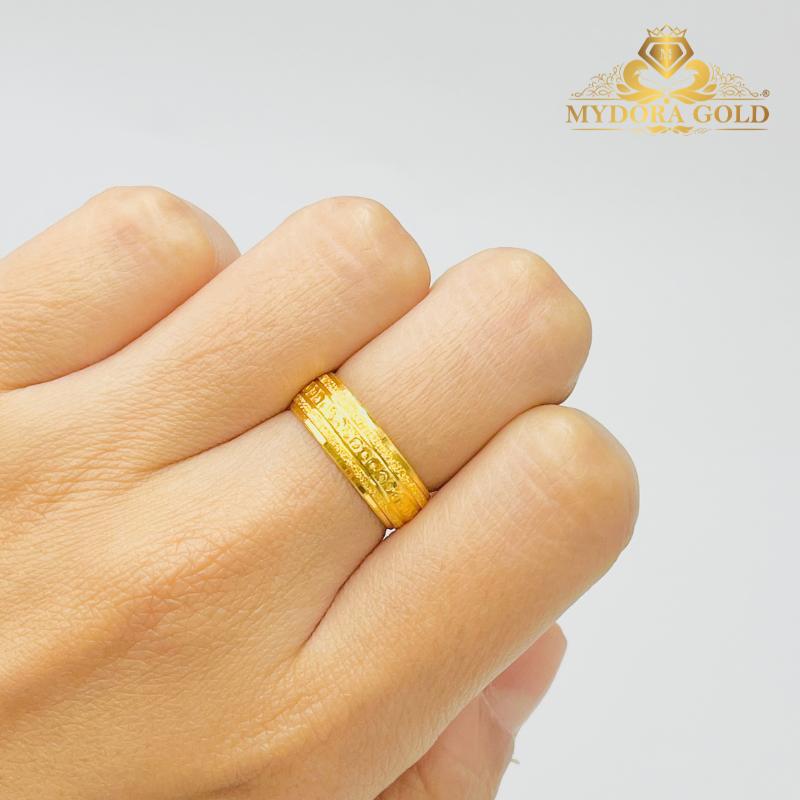 MYDORA Cincin Belah Rotan Ratna Klasik l EMAS 916/22K