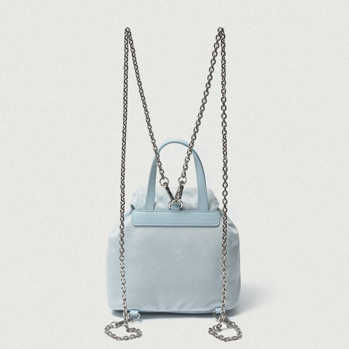 [The Barnnet] Mauve Velvet Chain Backpack (2種)