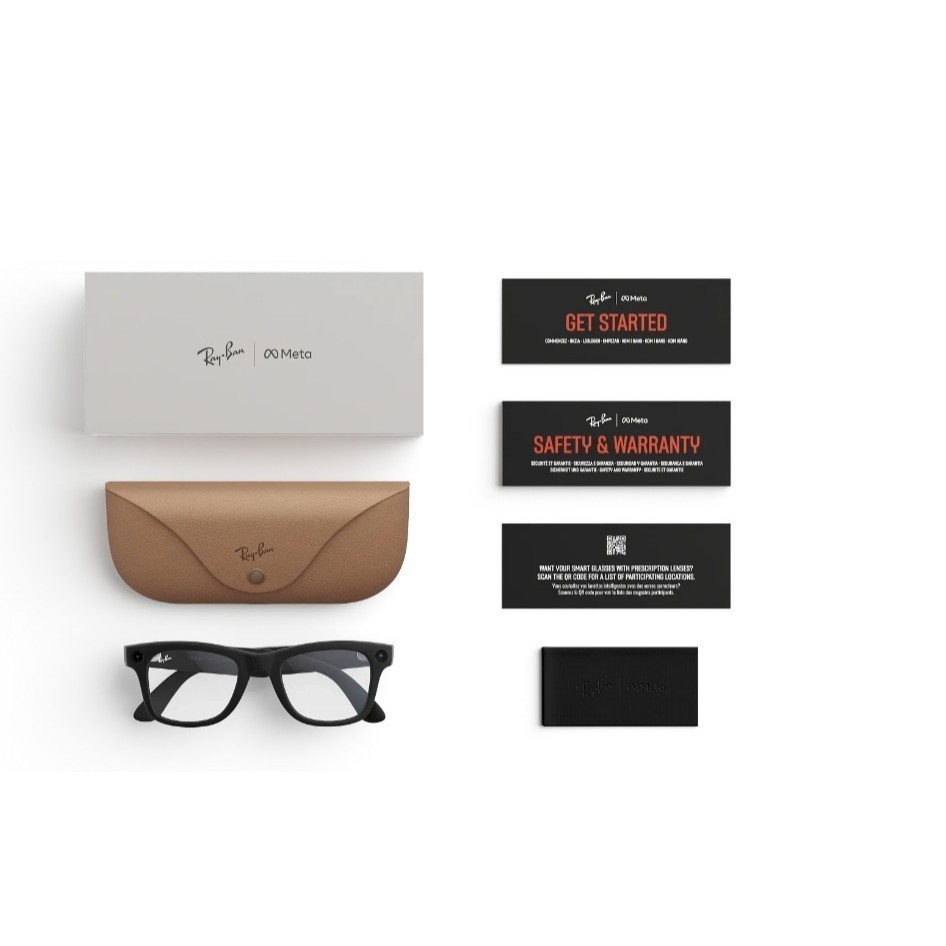 (🔥FLASH SALE🔥) Rayban Meta Smart Glass Wayfarer Generation 2 32GB (Refurbished Used Full Set)