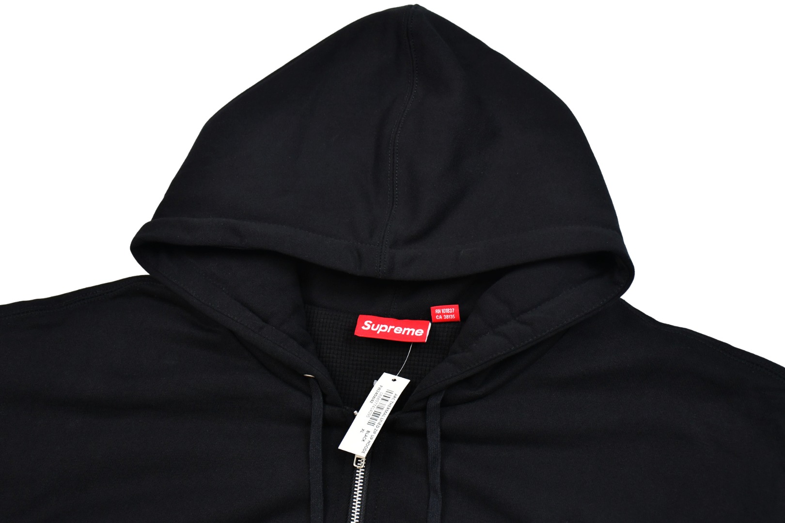 Supreme Arc Thermal Lined Zip Up Hooded Sweatshirt