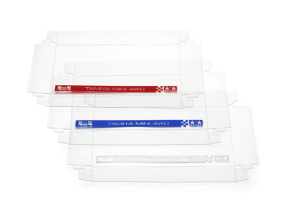 BASIC MINI 4WD CAR BOX CLEAR COVERS (3PCS.)