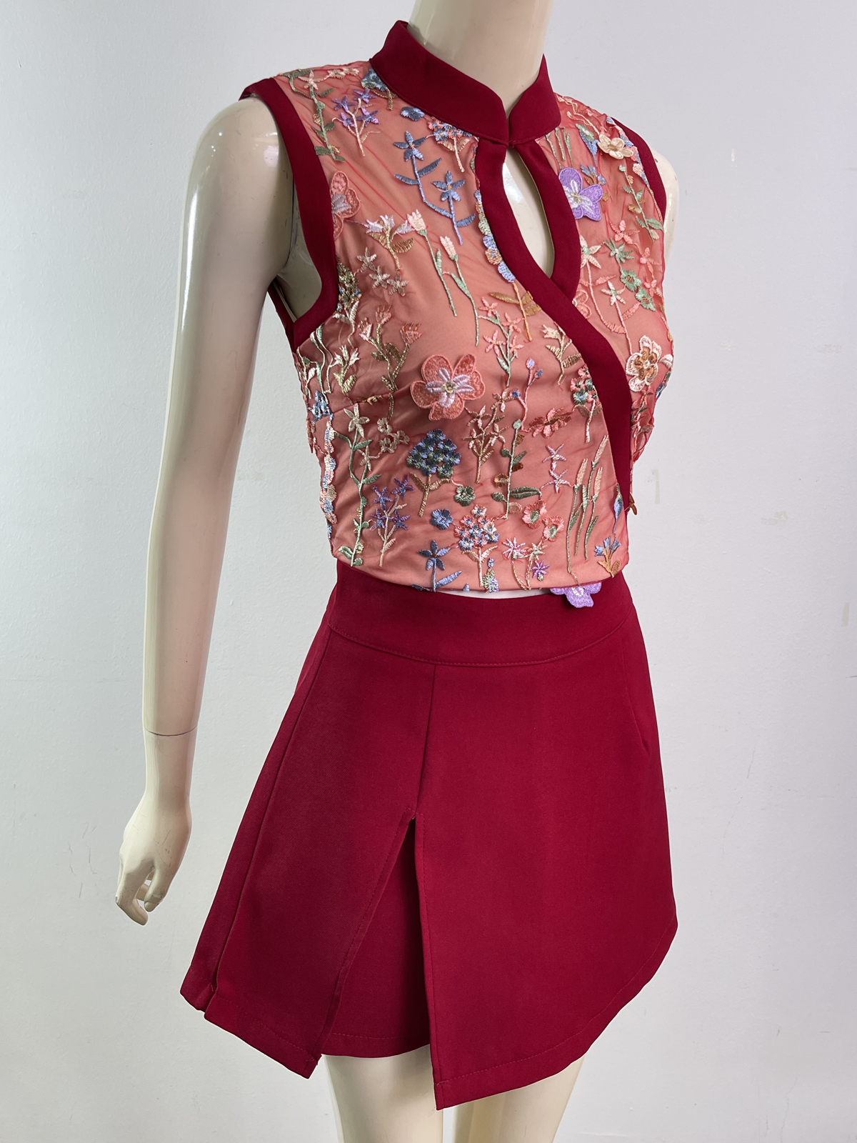 Modern Oriental Chic Qipao Set MC65