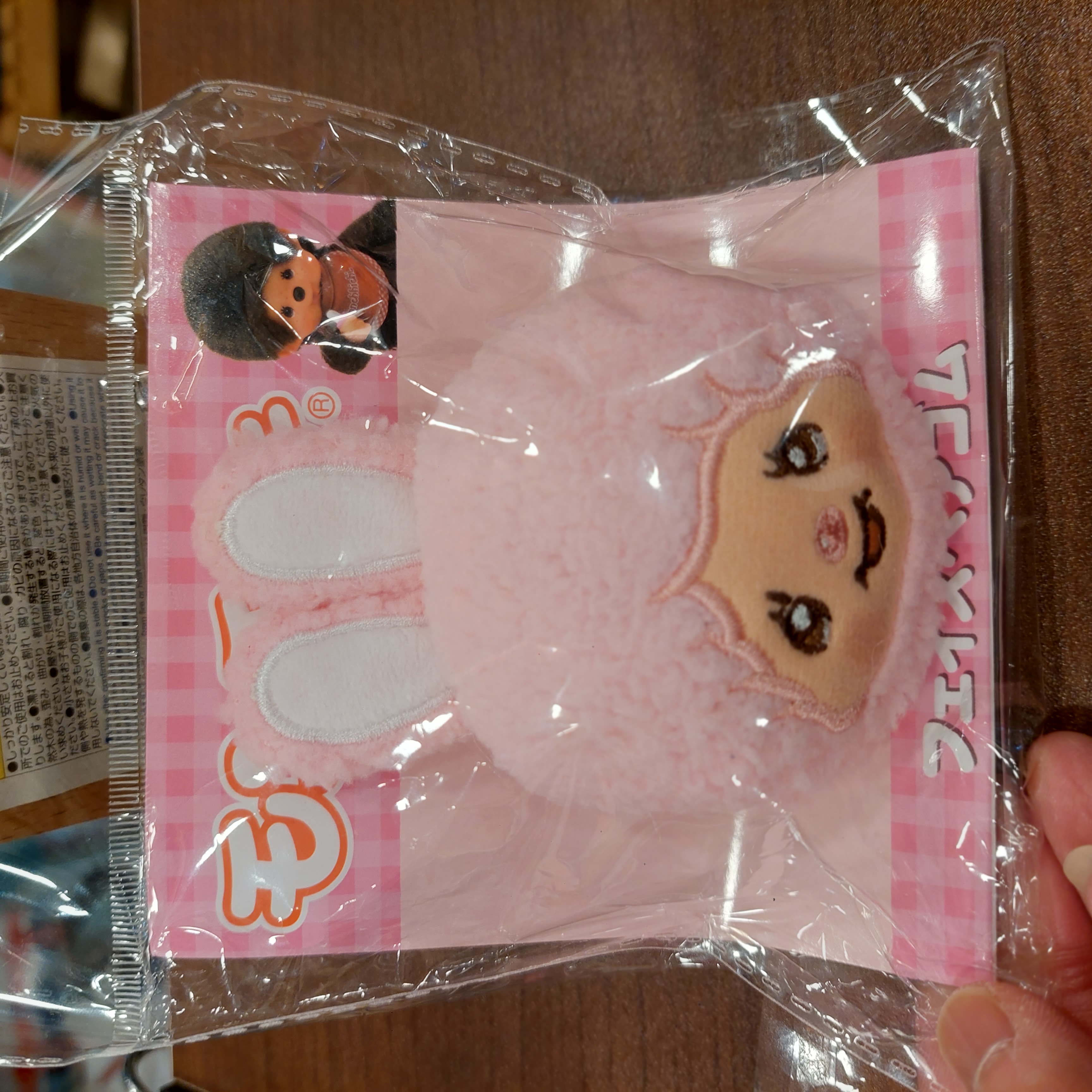 日本 Monchhichi 大頭橡筋 頭飾 三款選