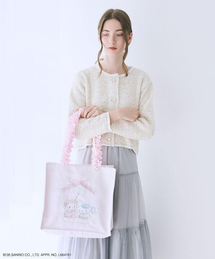 🎀【預訂】Maison de FLEUR × Wish me mell & Cinnamoroll Tote Bag