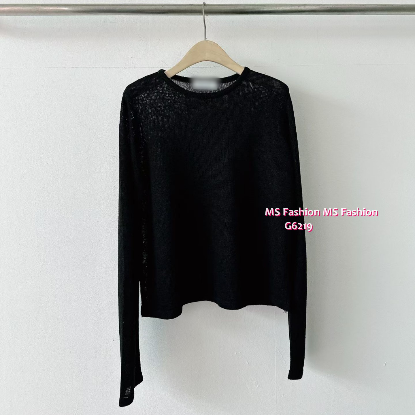 G6219 韓國🇰🇷淨色針織線料top